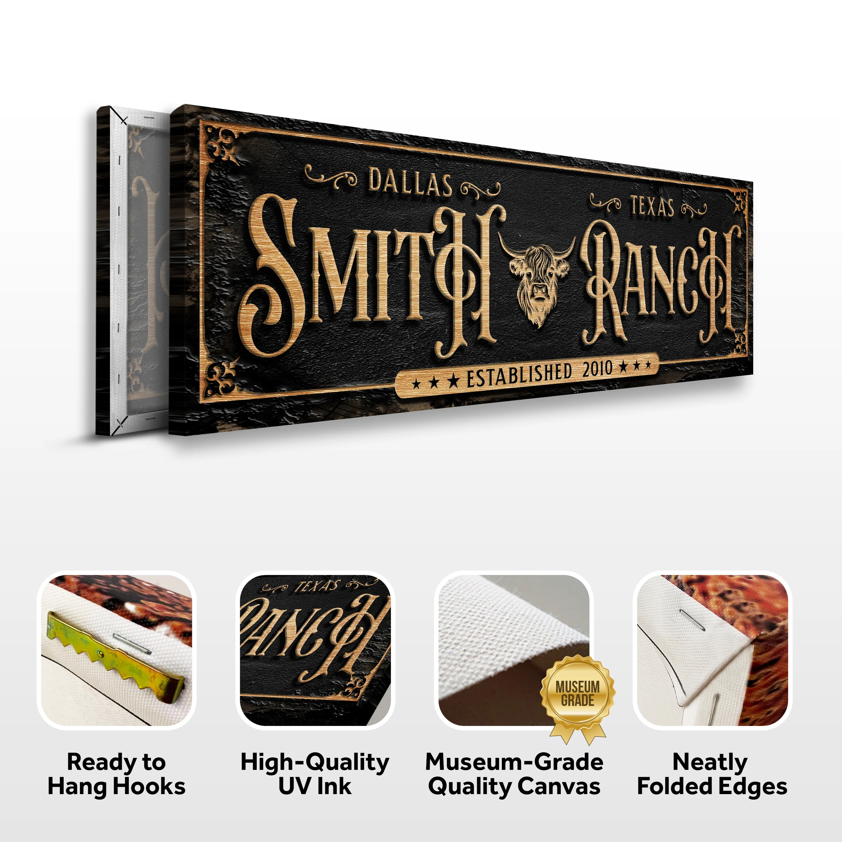 Personalized Cattle Ranch Sign - Image 5