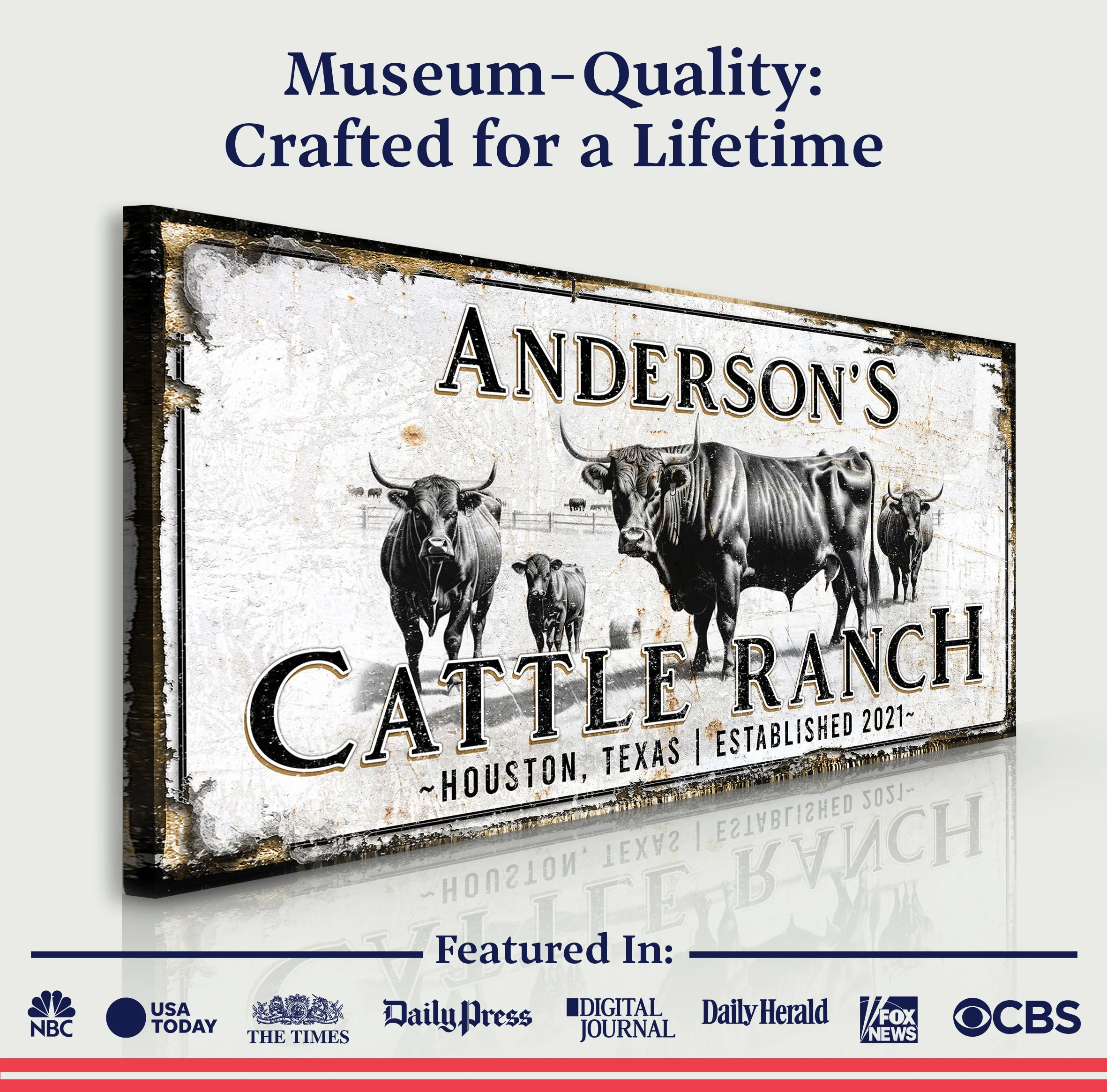 Personalized Cattle Sign - Image 4