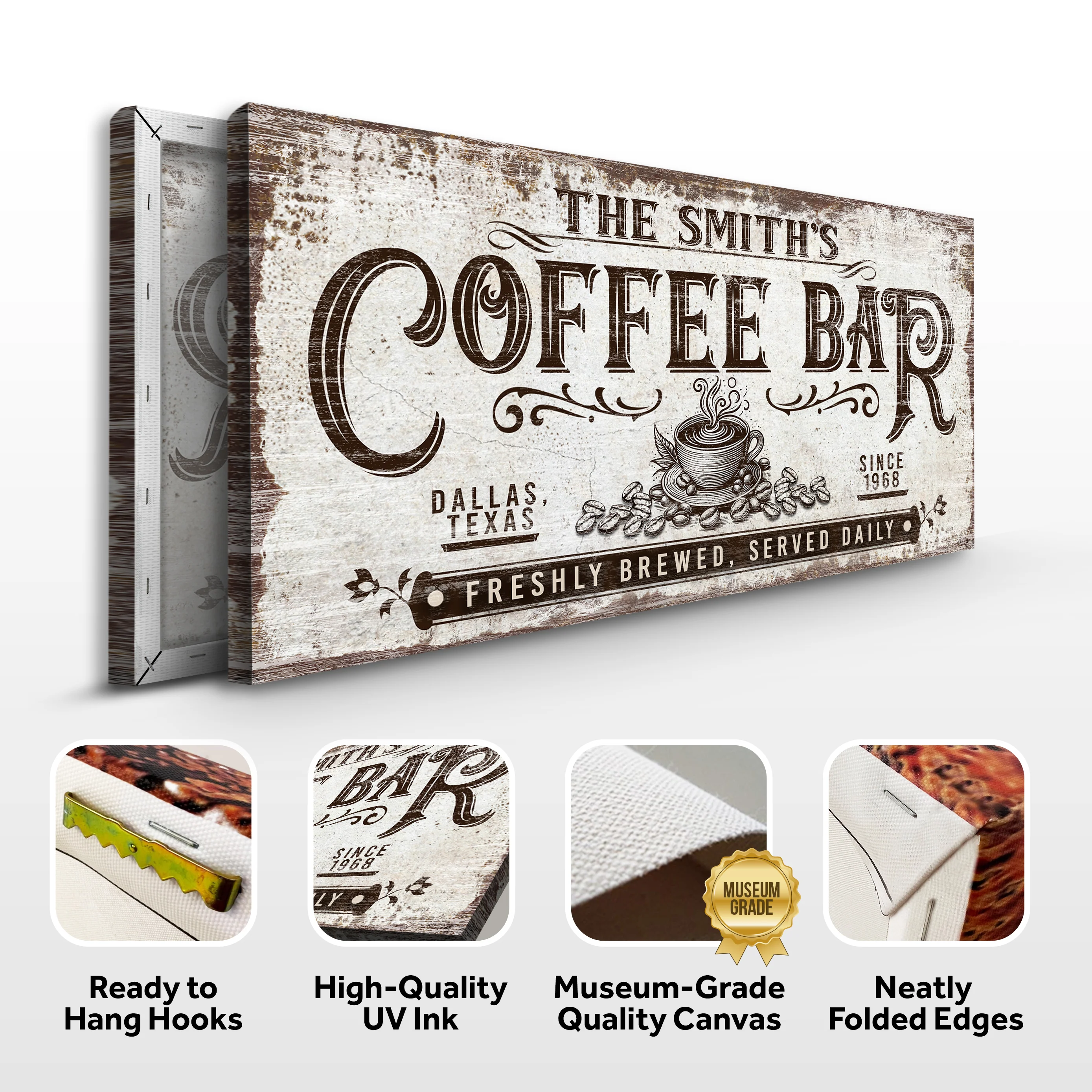 Personalized Coffee Bar Sign III - Image 5
