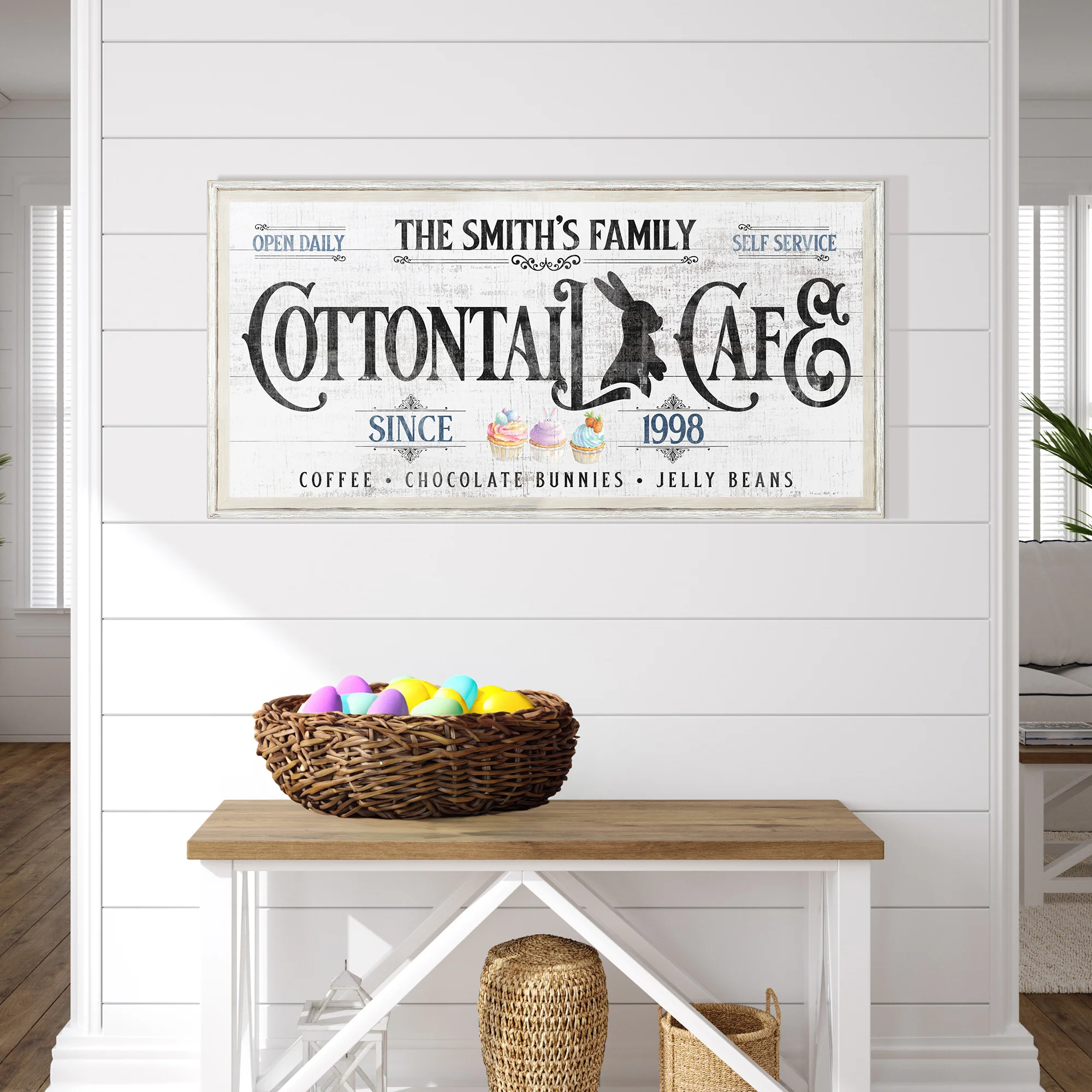 Personalized Easter Bunny Sign - Image 3