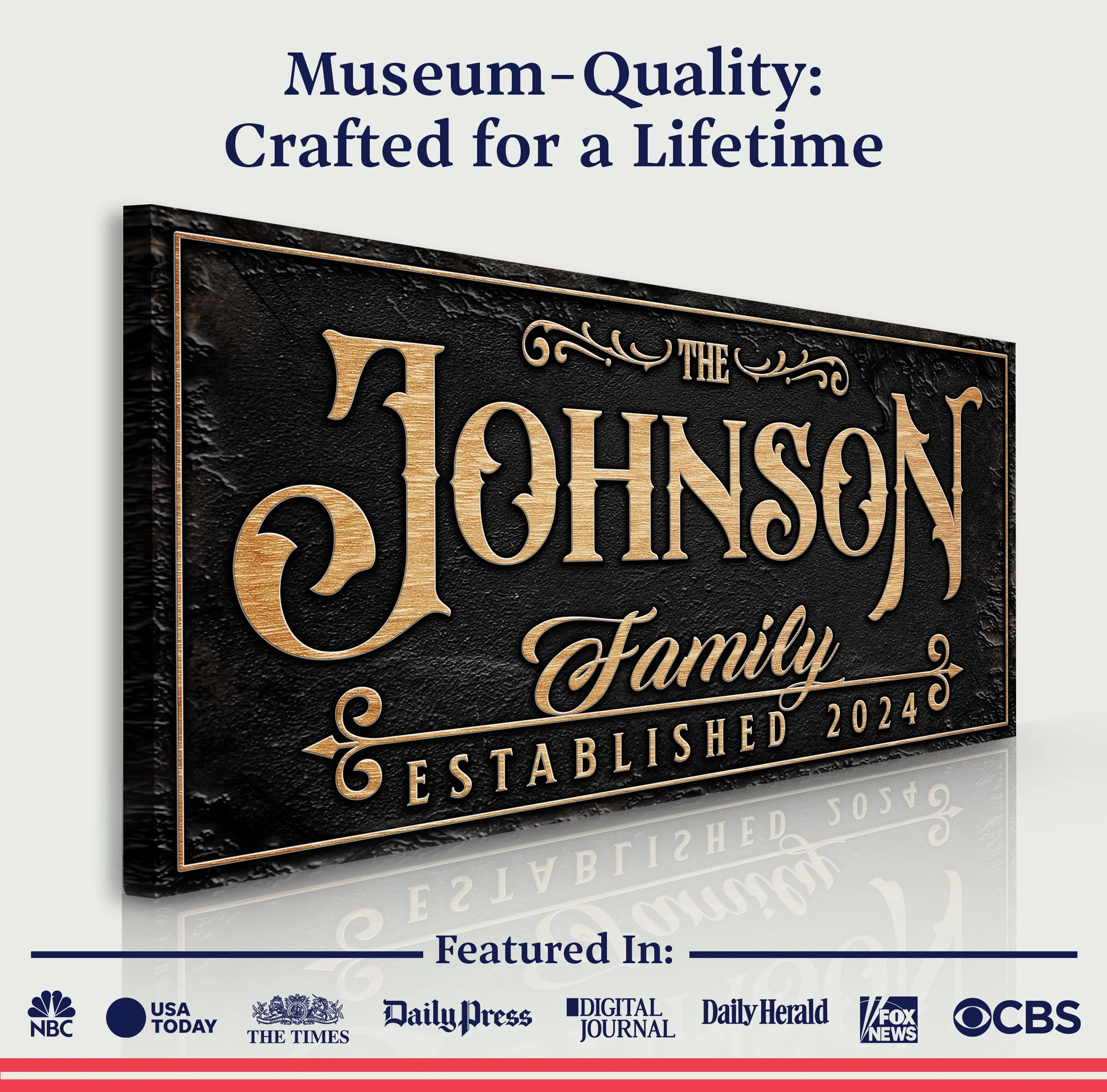 Personalized Family Sign X - Image 4