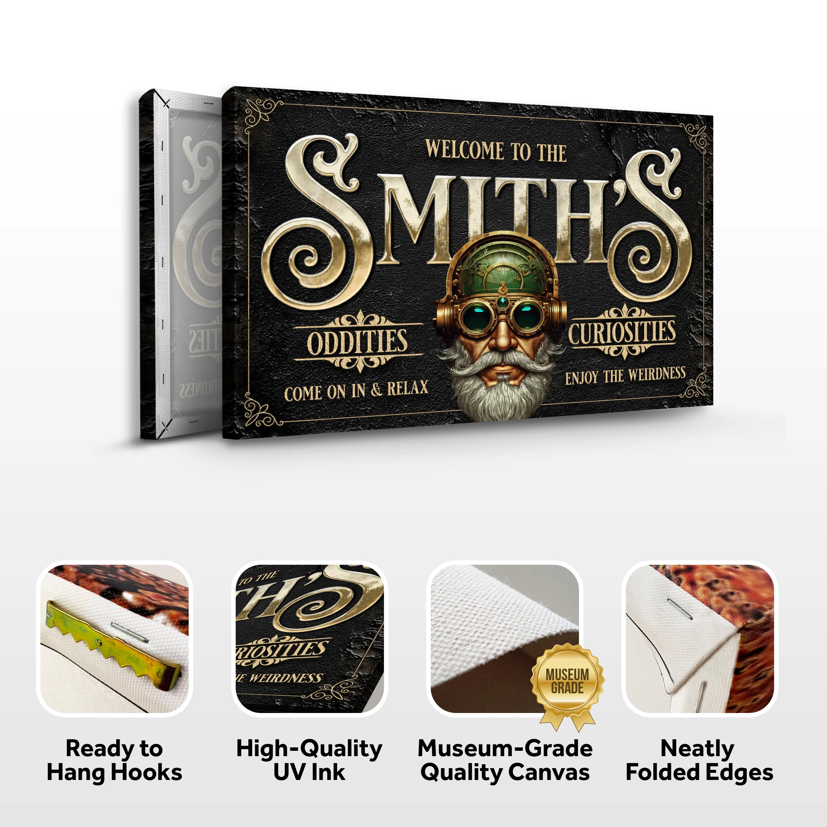 Personalized Family Steampunk Sign - Image 6