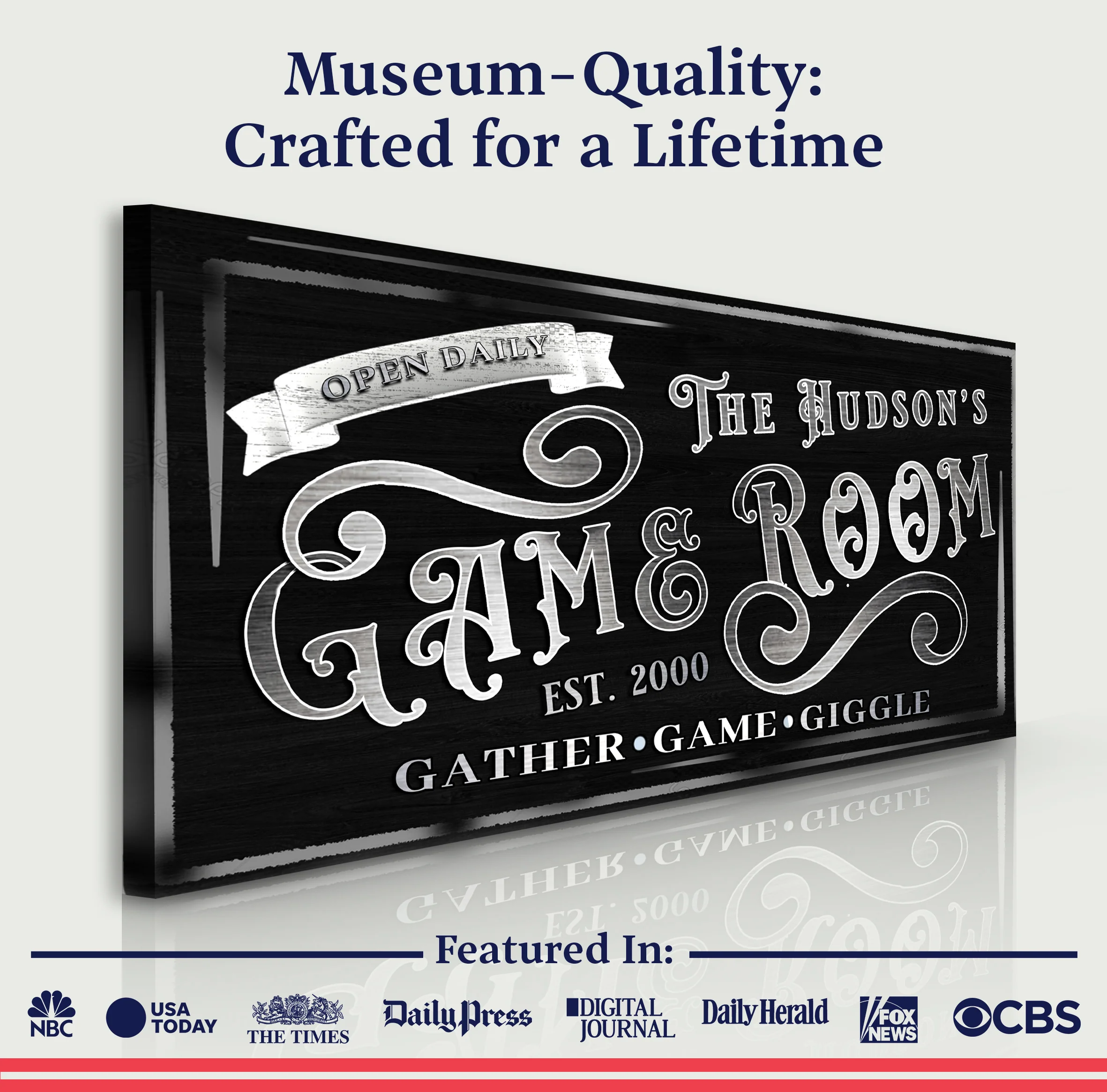 Personalized Game Room Sign II - Image 4