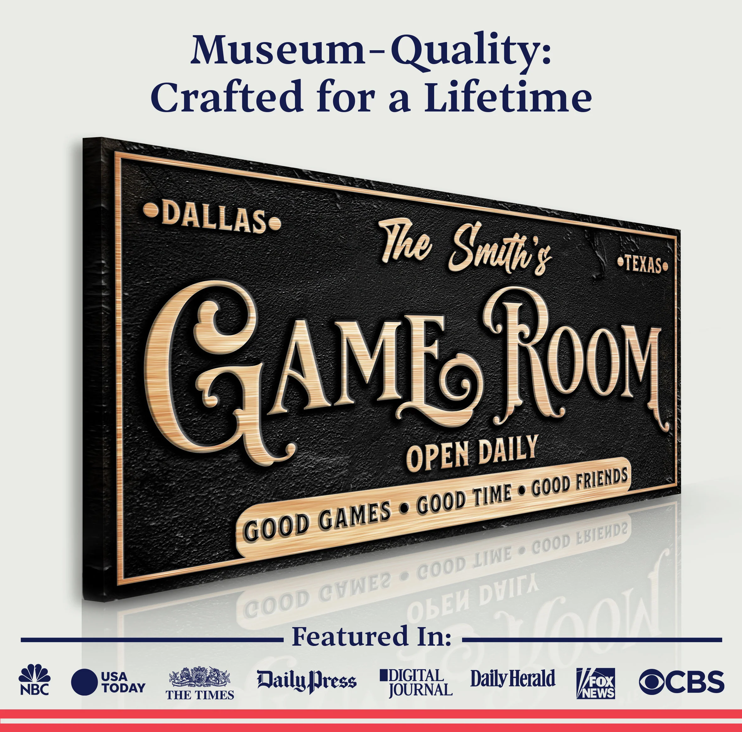 Personalized Game Room Sign - Image 4