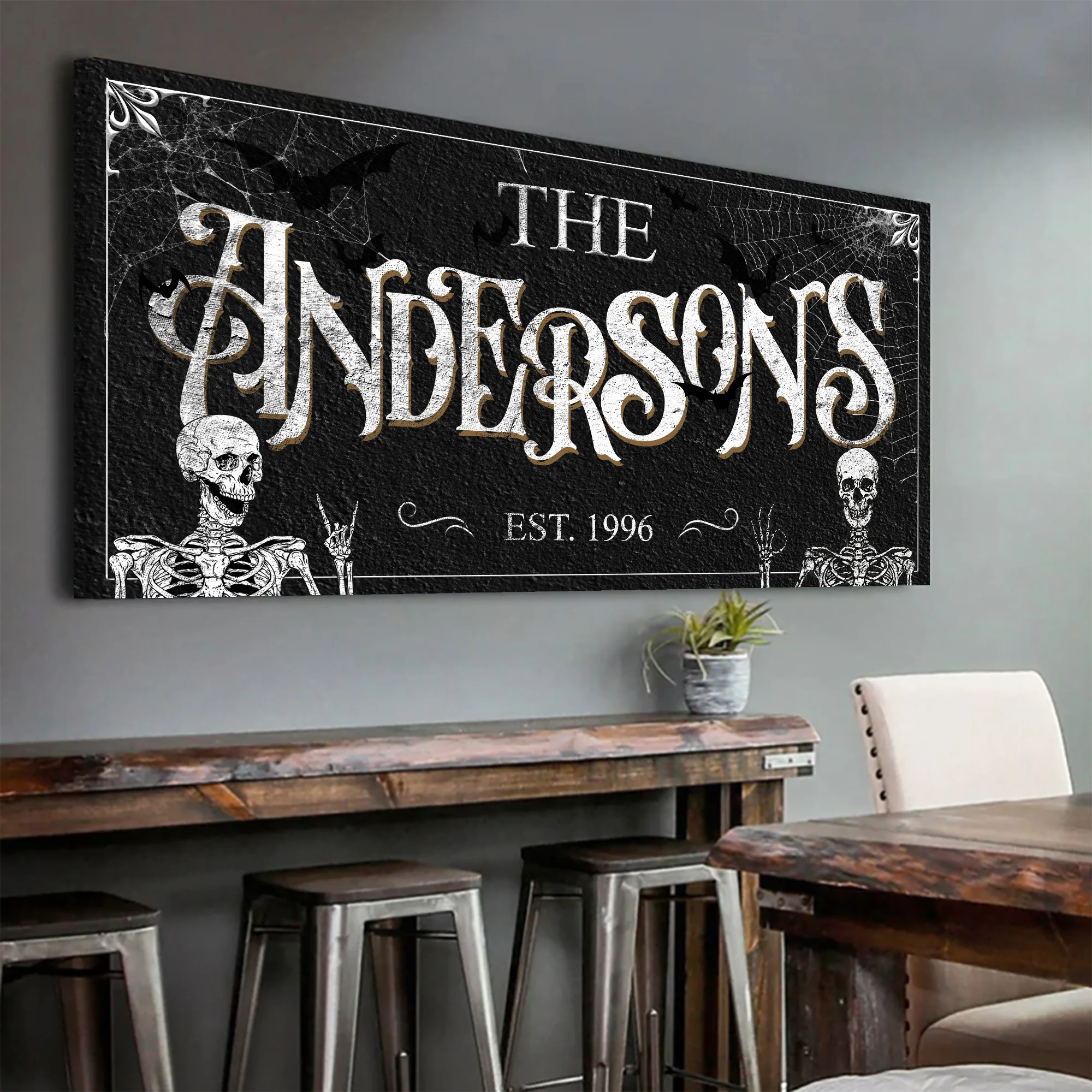 Personalized Gothic Sign V - Image 3