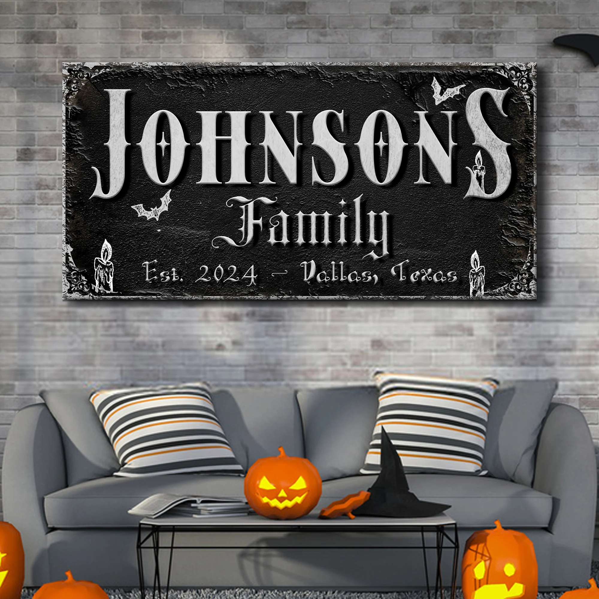 Personalized Gothic Sign V - Image 2
