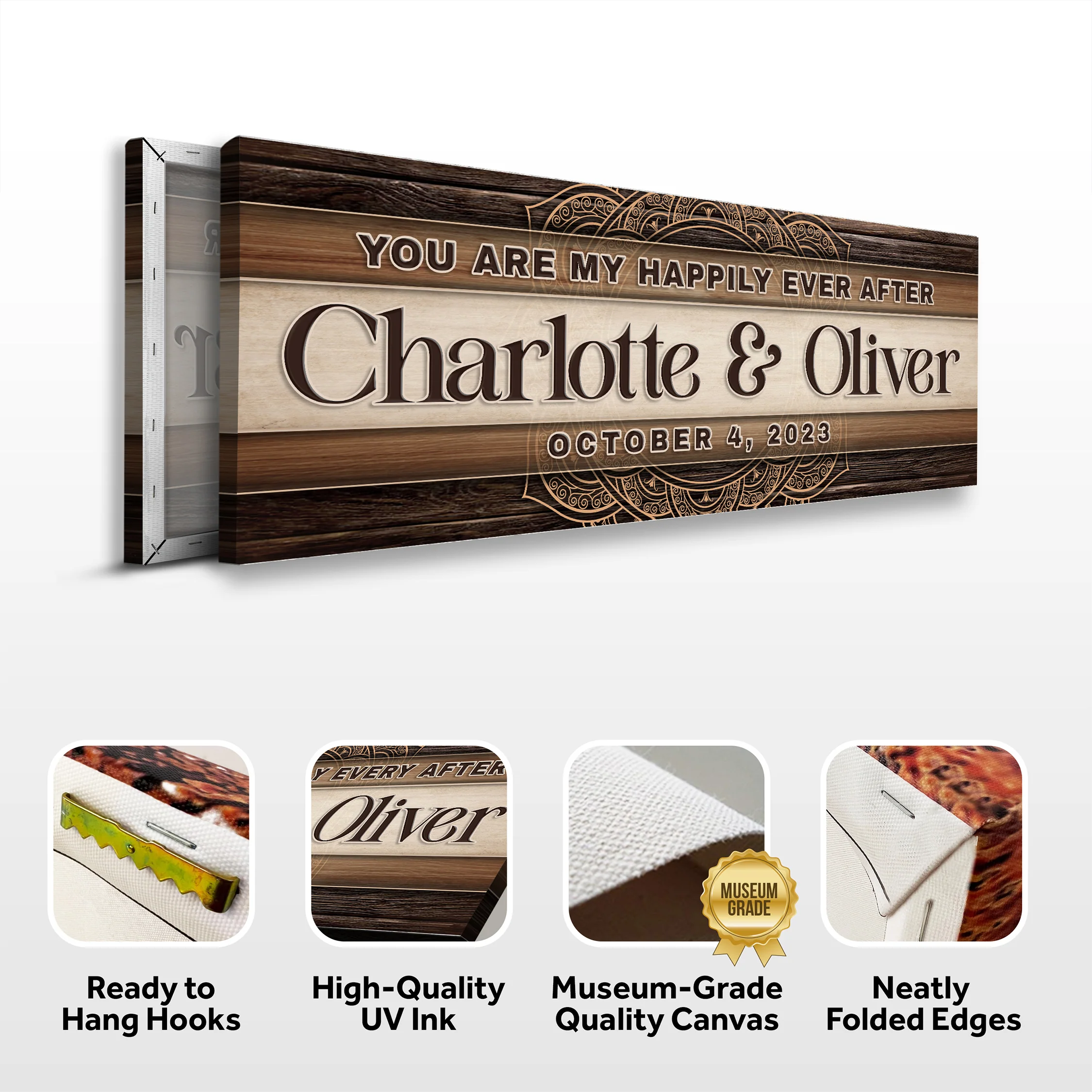 Personalized Happily Ever After Couple Sign IV - Image 5