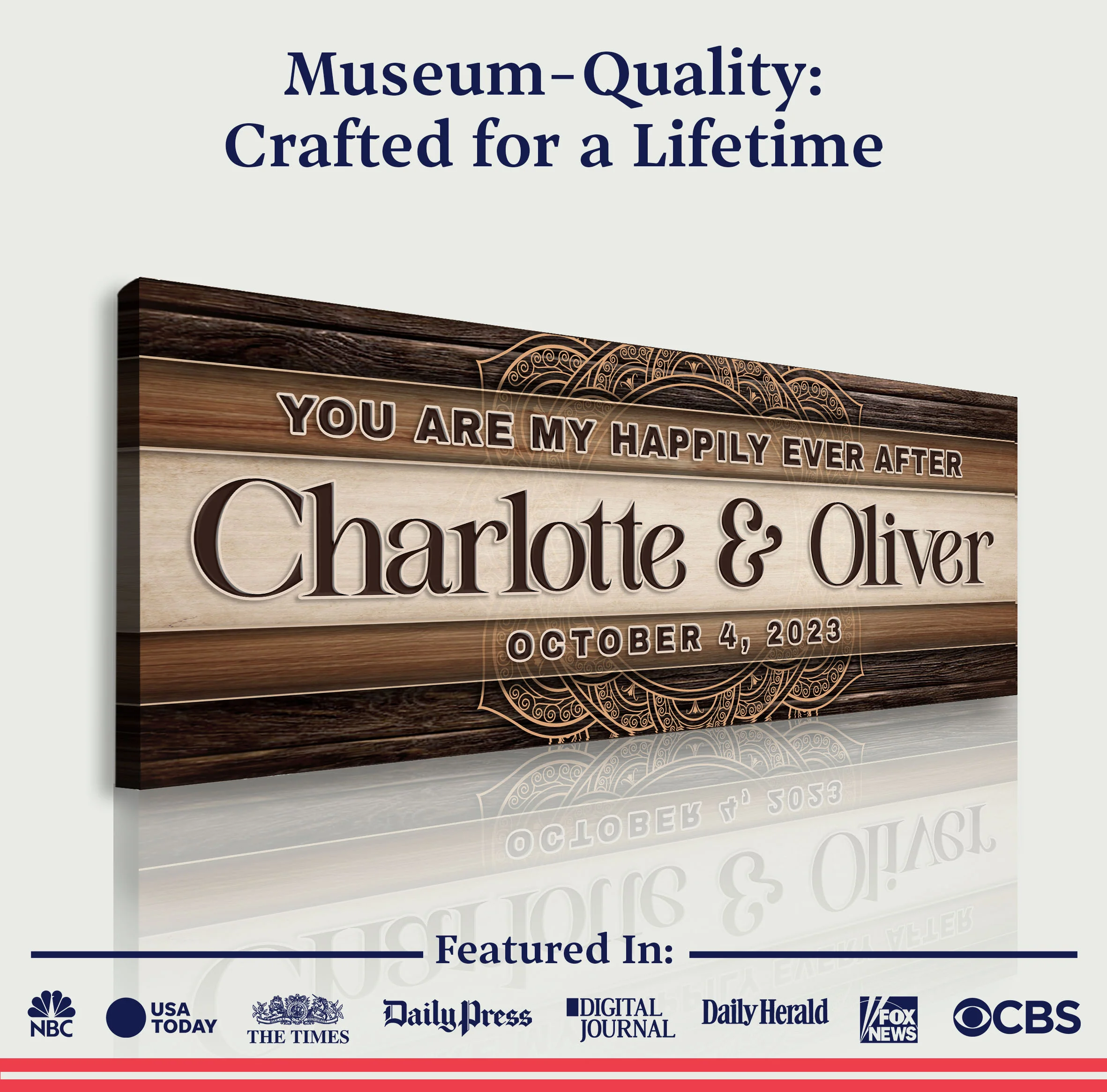 Personalized Happily Ever After Couple Sign IV - Image 6