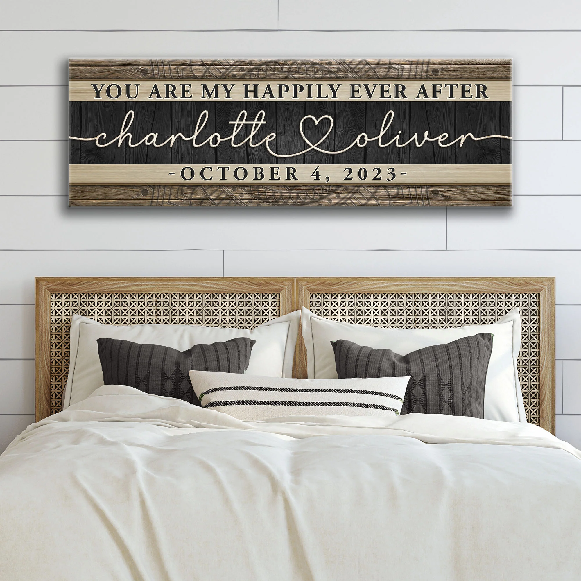 Personalized Happily Ever After Couple Sign V - Image 3