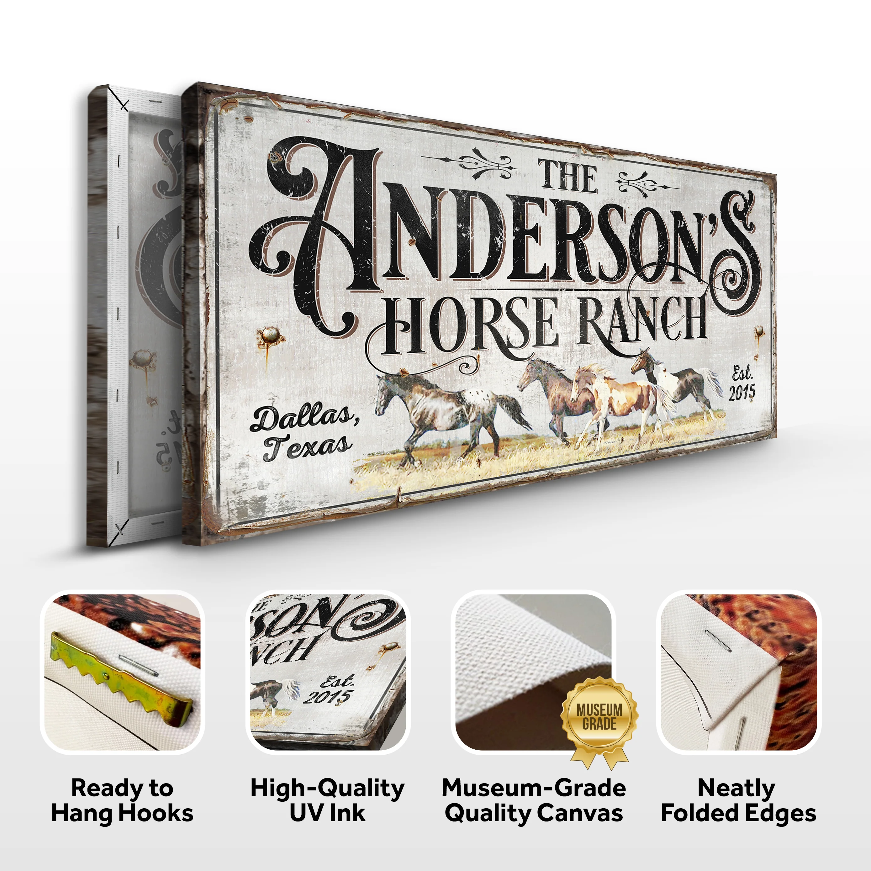 Personalized Horse Ranch Sign II - Image 6