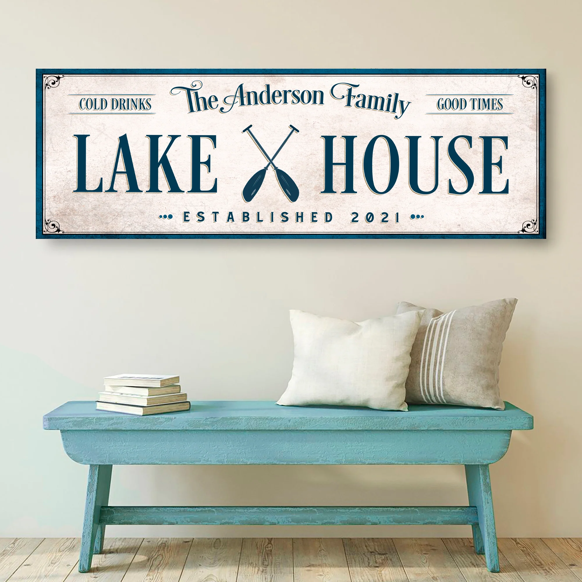 Personalized Lake House Sign IV - Image 5