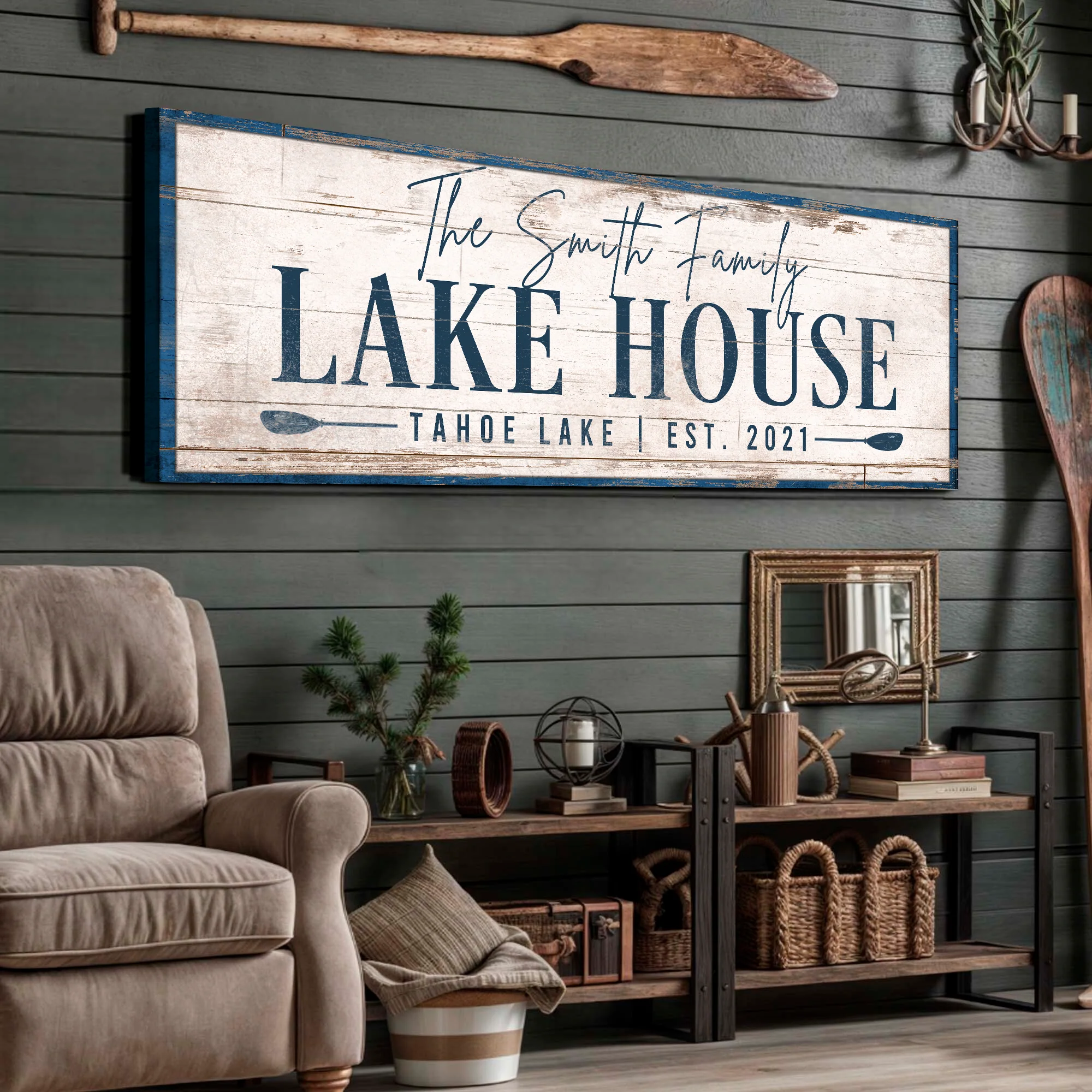Personalized Lake House Sign V - Image 2