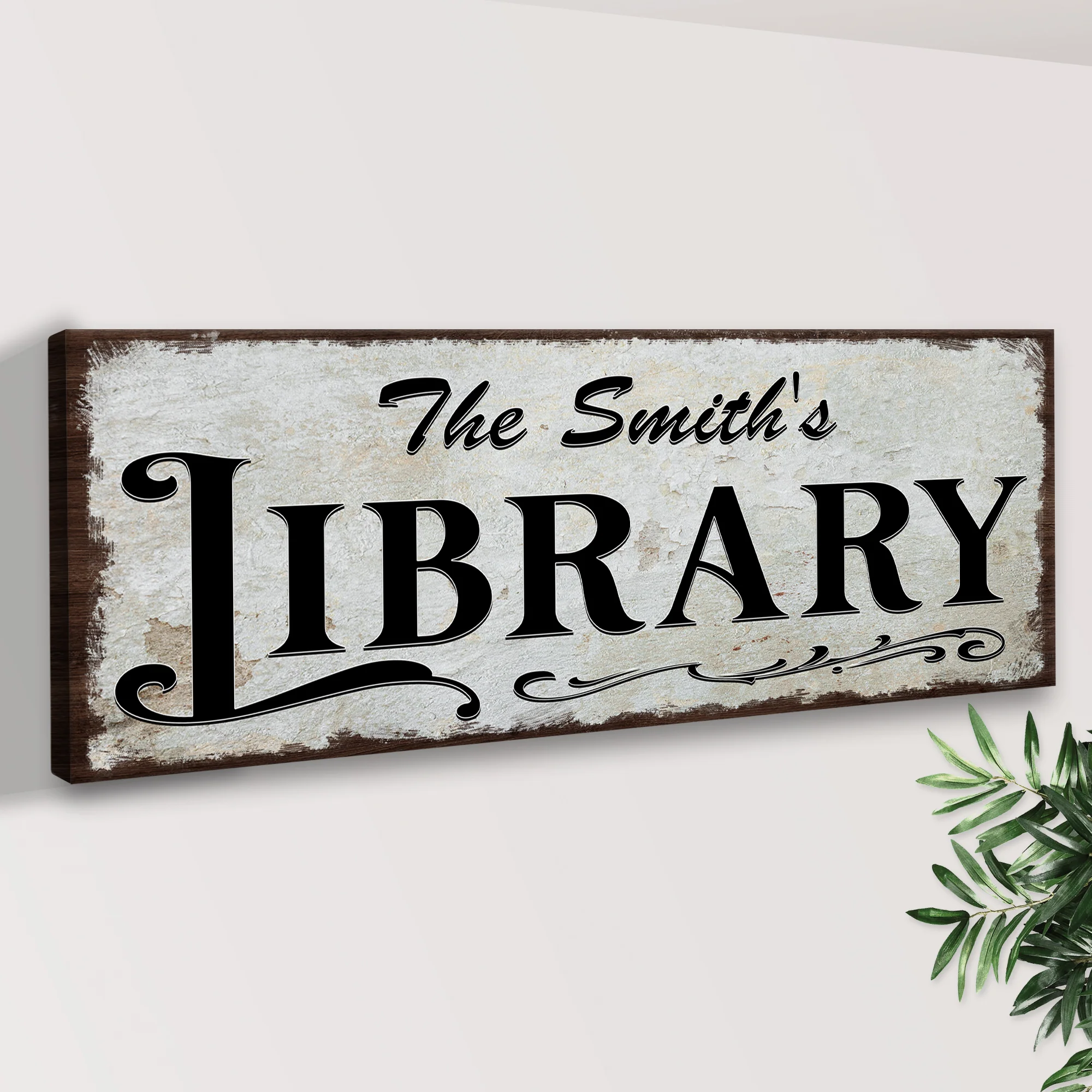 Personalized Library Sign III - Image 2