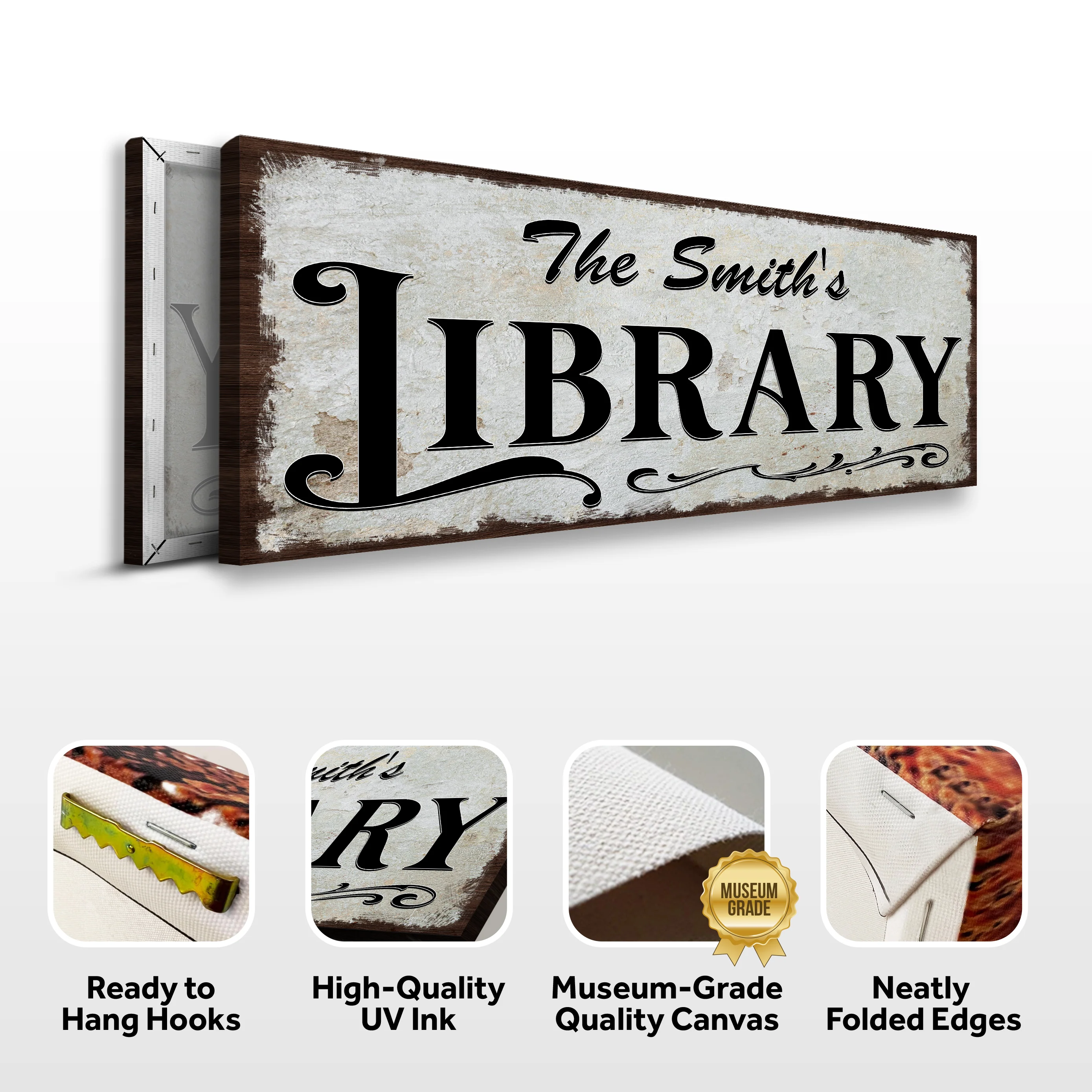 Personalized Library Sign III - Image 6