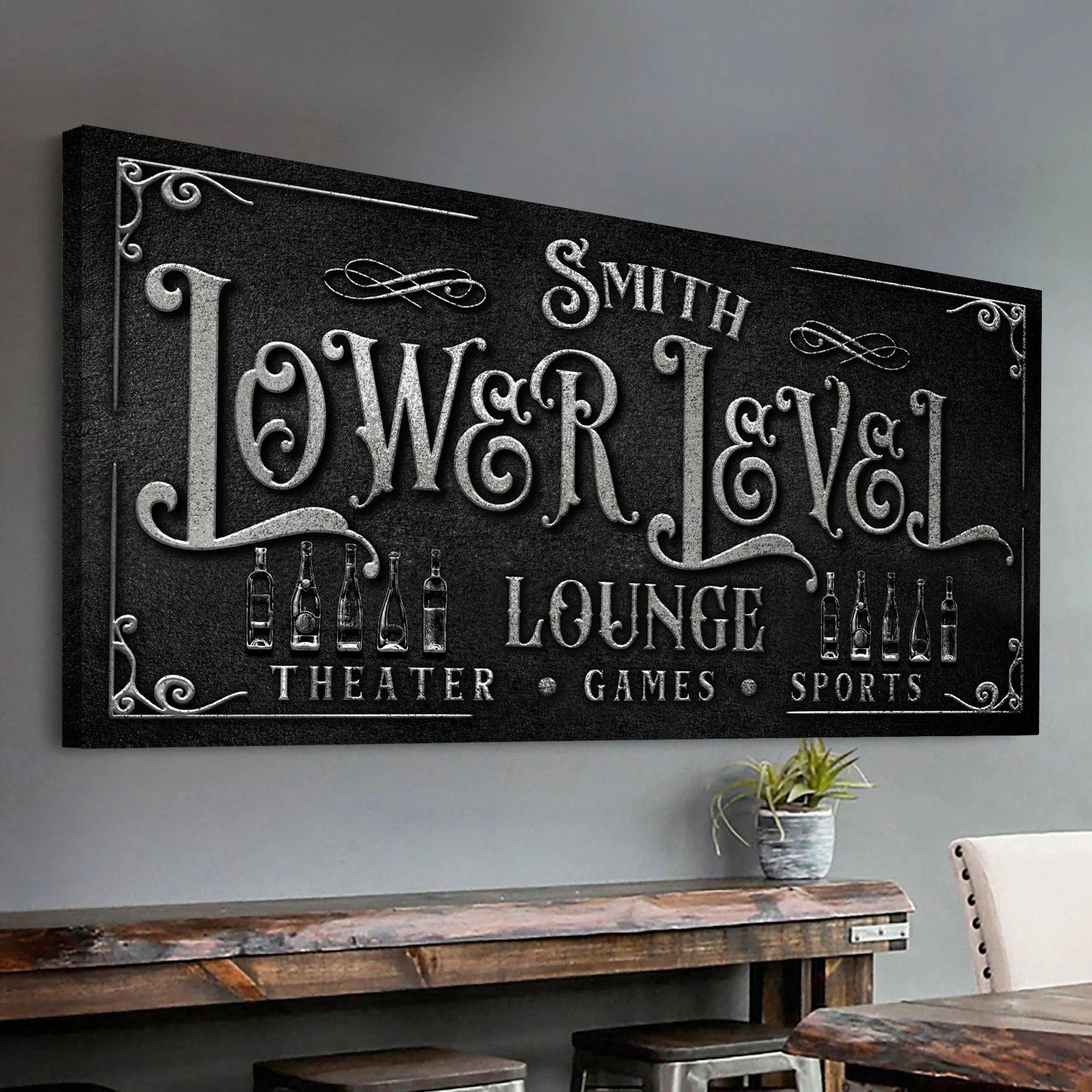 Personalized Lower Level Sign - Image 3
