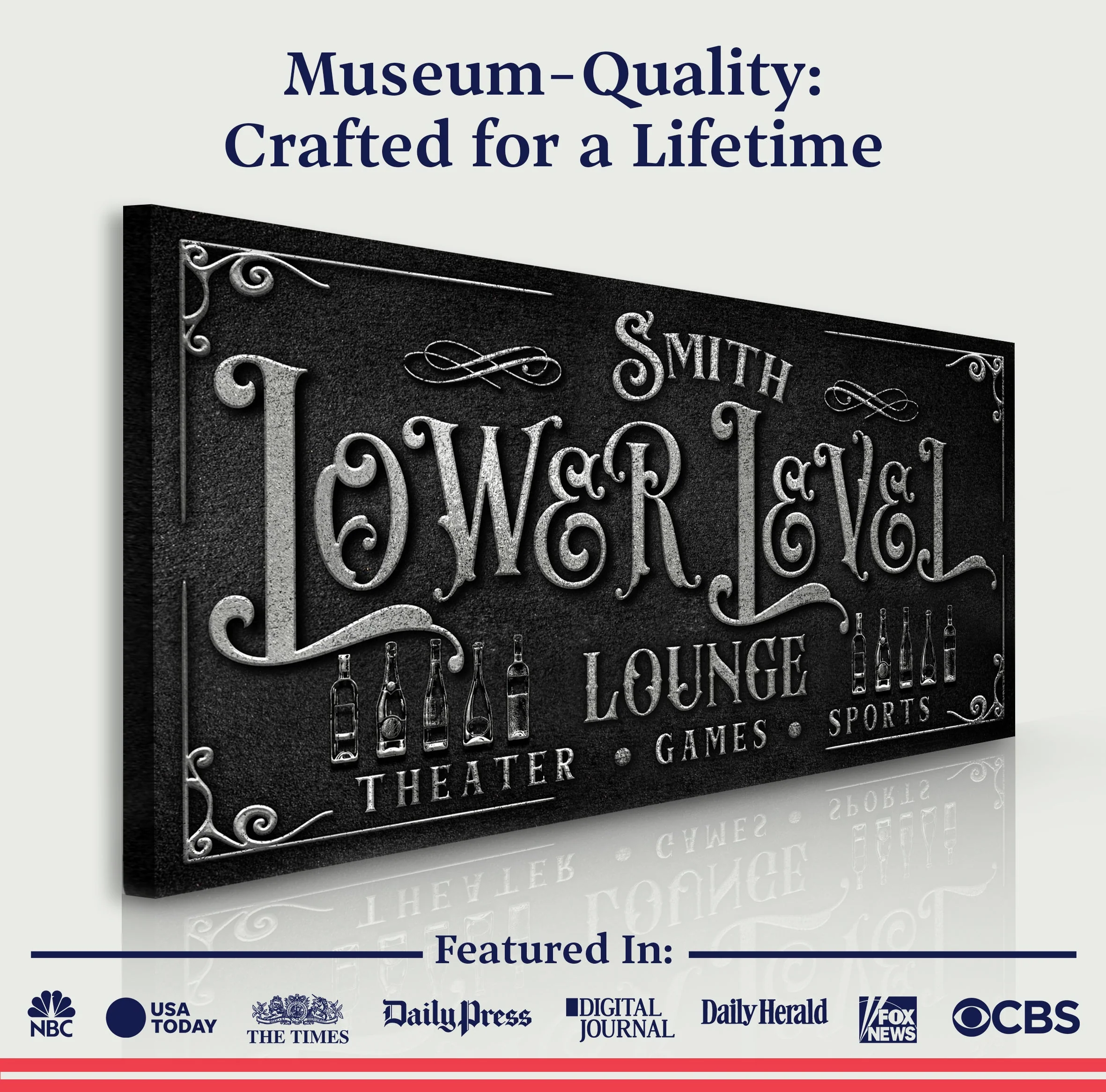 Personalized Lower Level Sign - Image 4