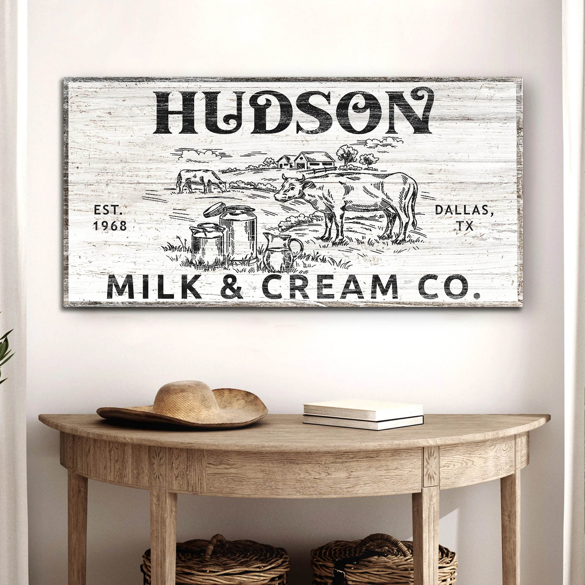 Personalized Milk & Cream Co Sign II - Image 2