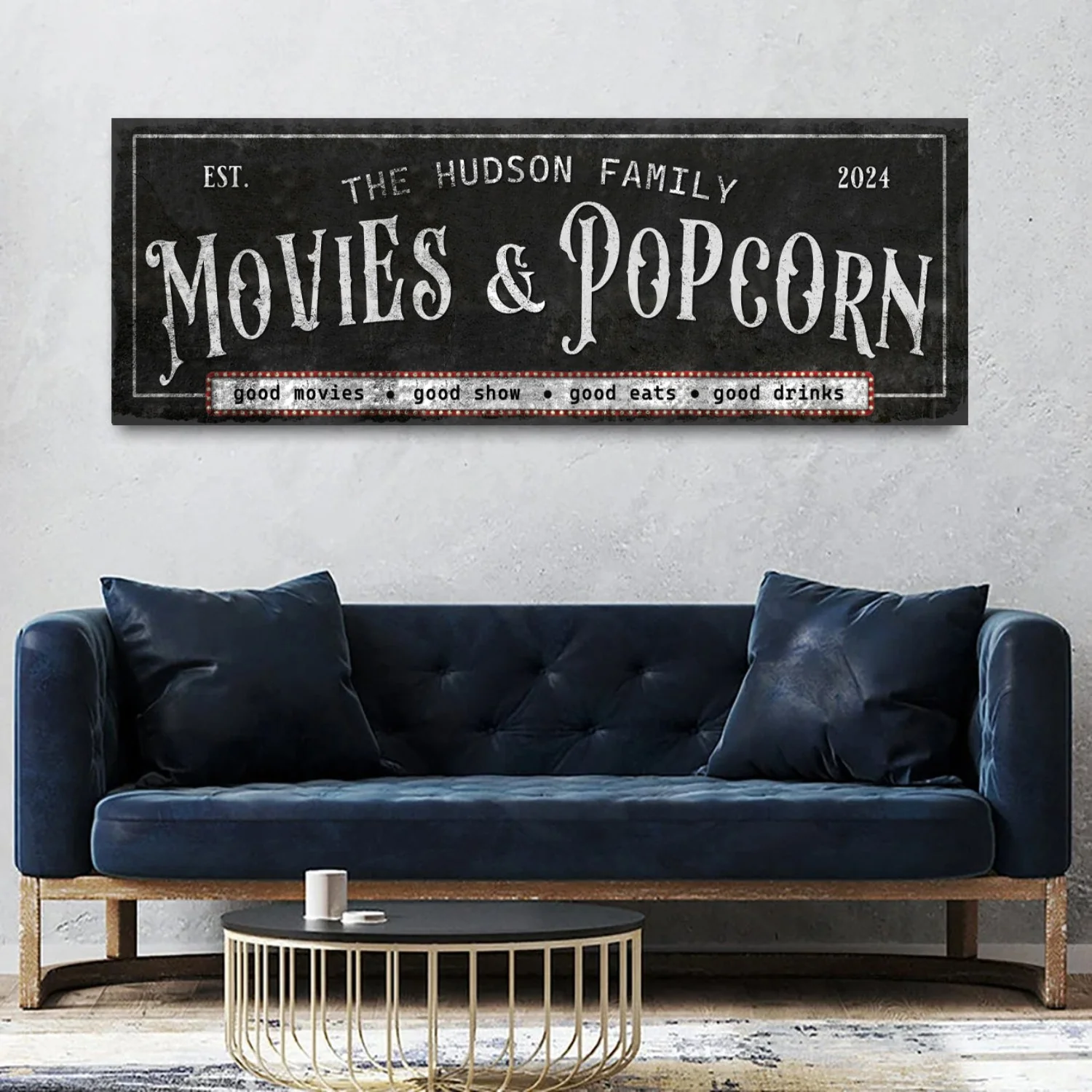 Personalized Movies & Popcorn Sign II - Image 3