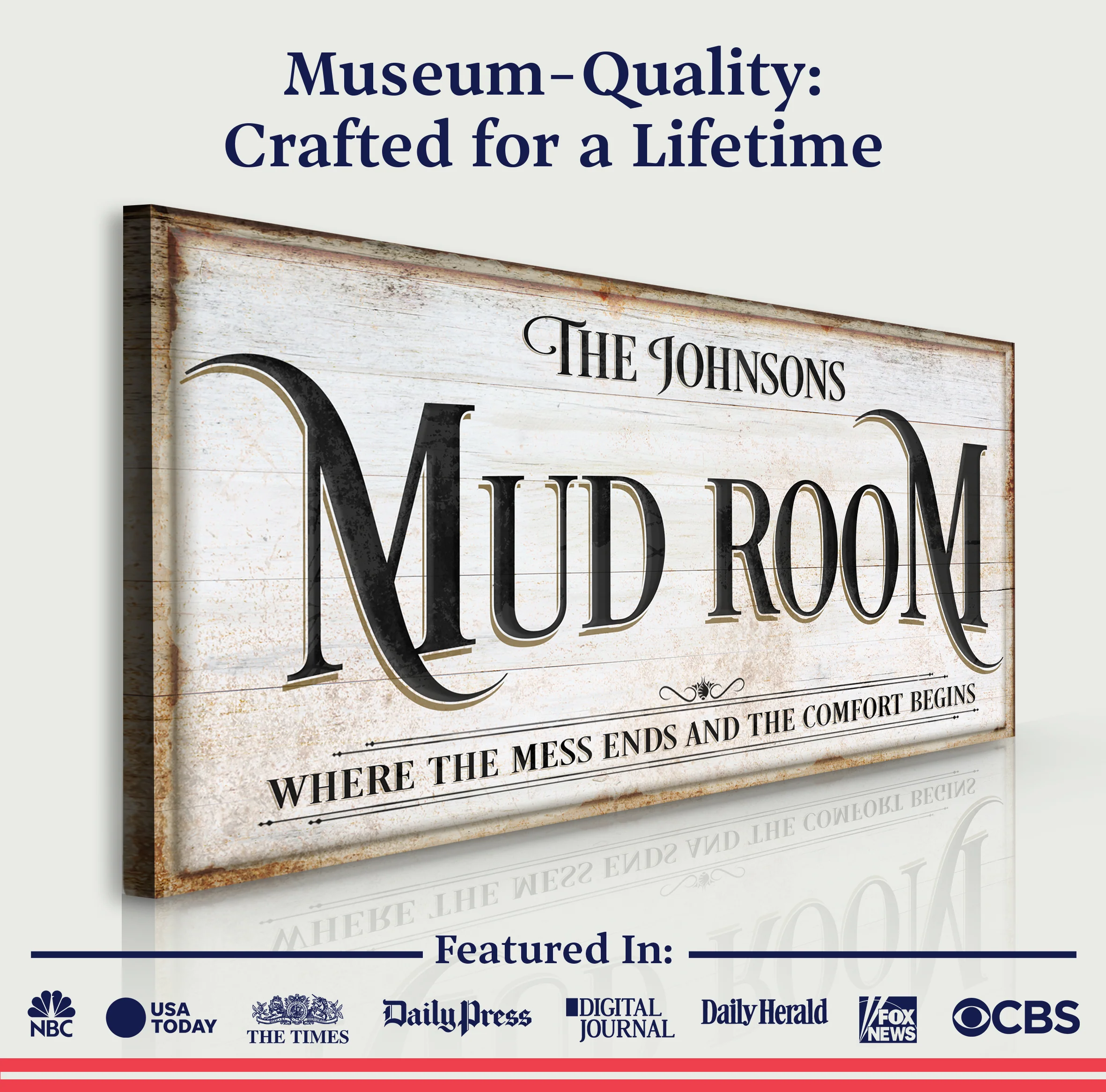 Personalized Mud Room Sign - Image 5