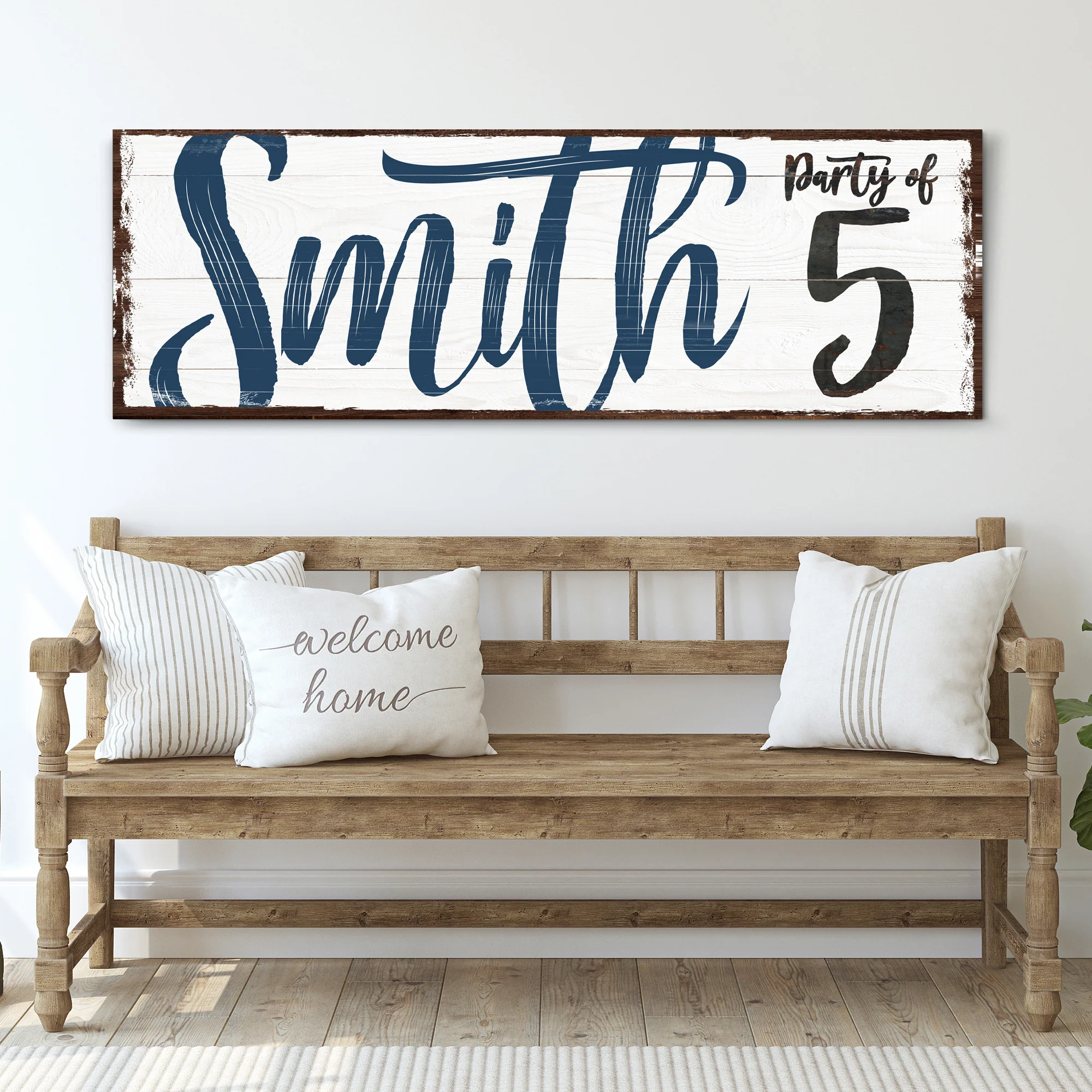 Personalized Party of Family Sign - Image 2