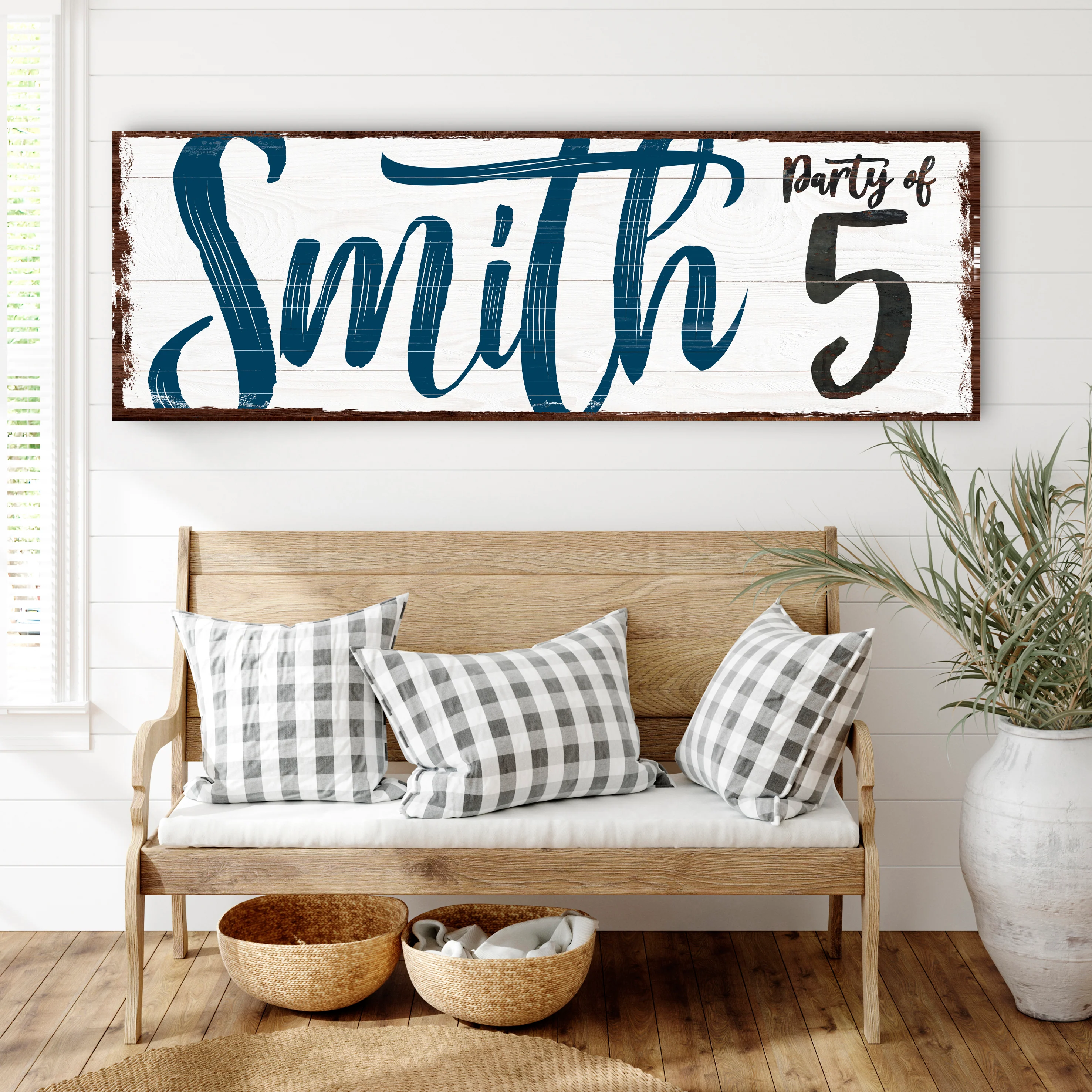 Personalized Party of Family Sign - Image 3