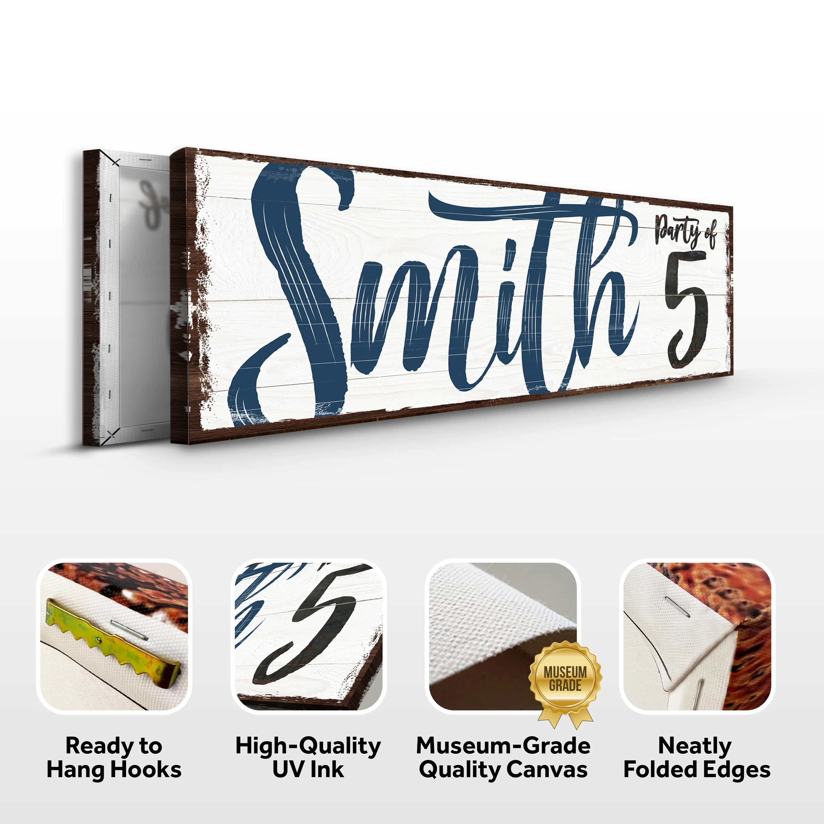 Personalized Party of Family Sign - Image 6
