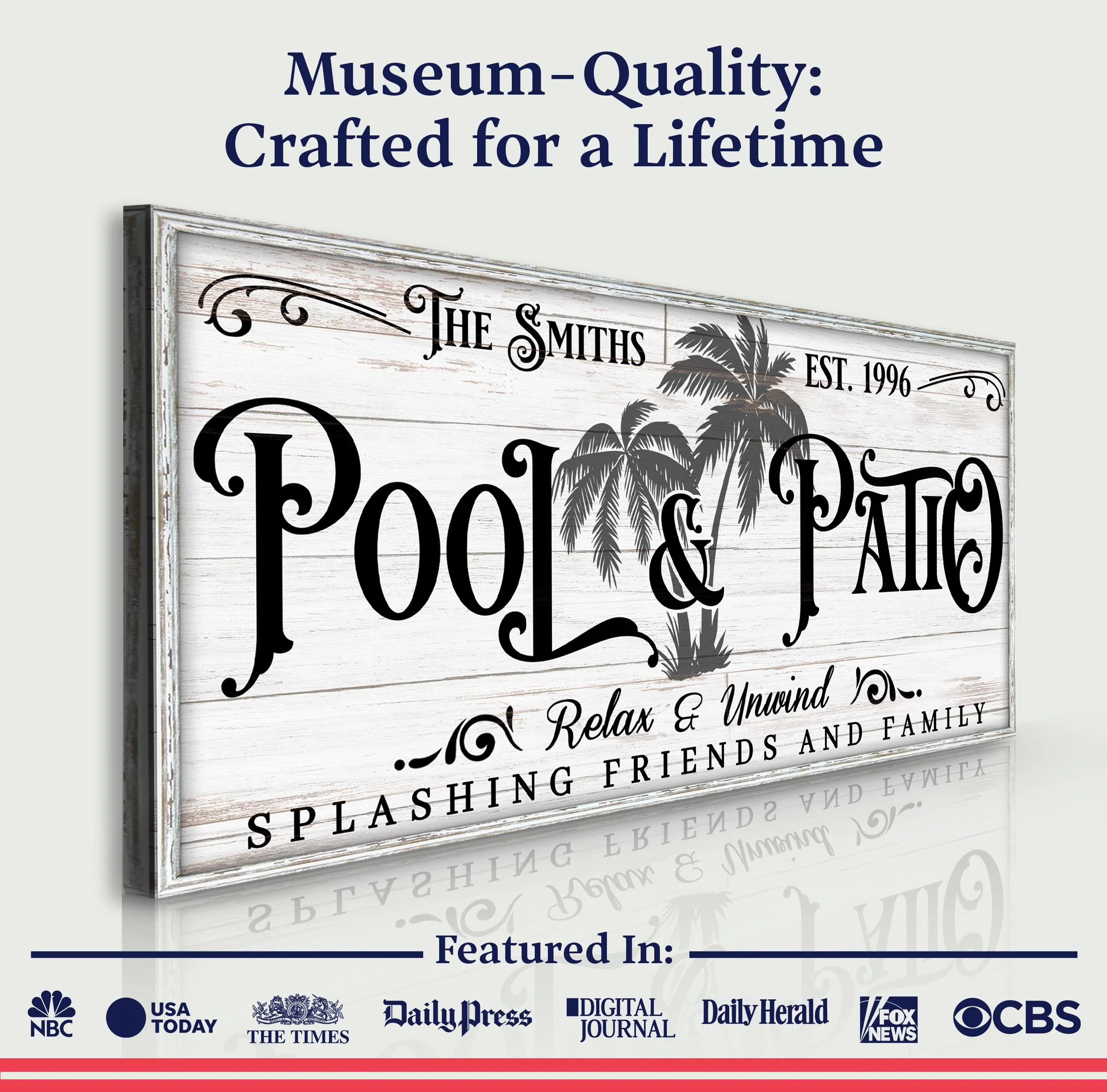 Personalized Pool & Patio Sign VI - Image 4