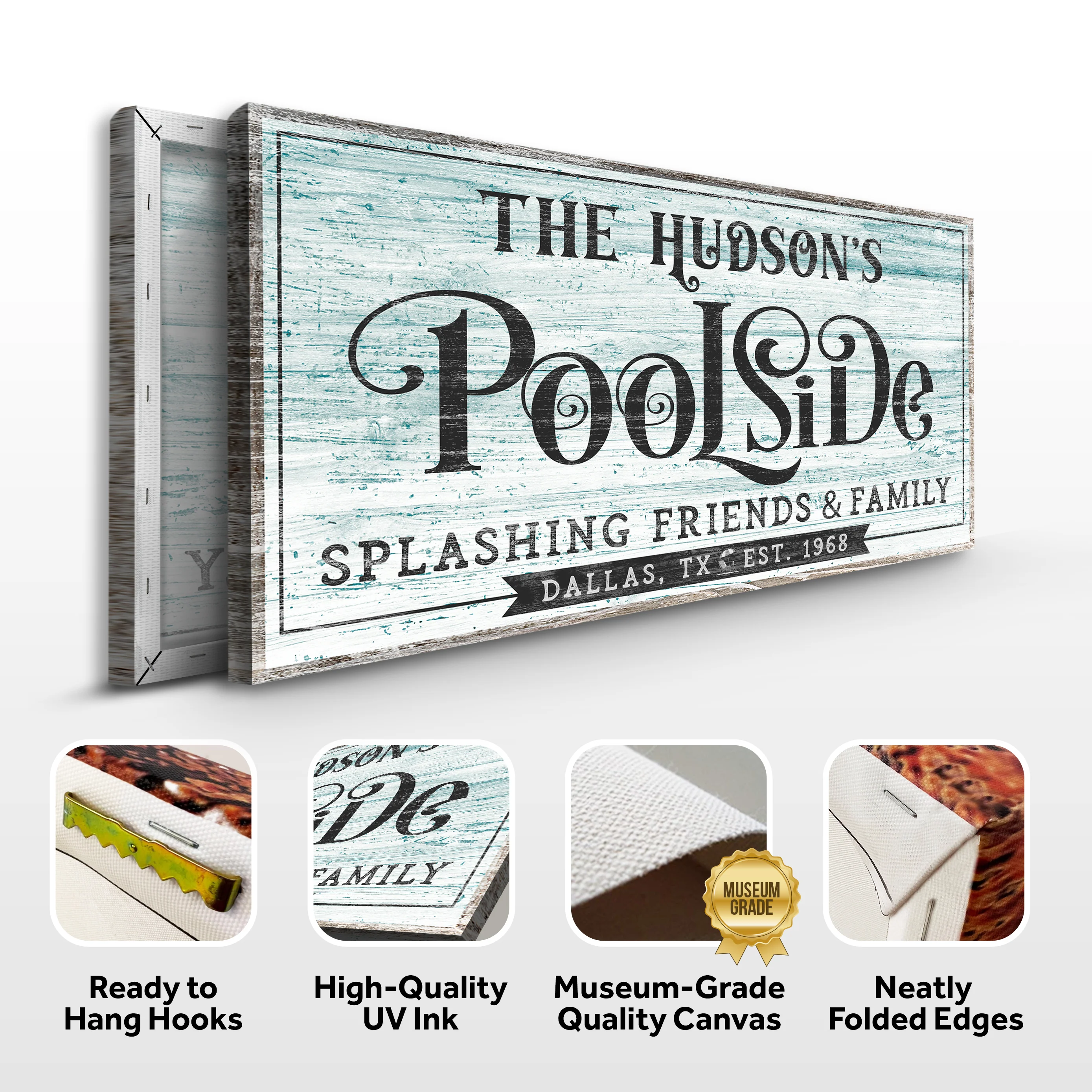 Personalized Poolside Sign - Image 5