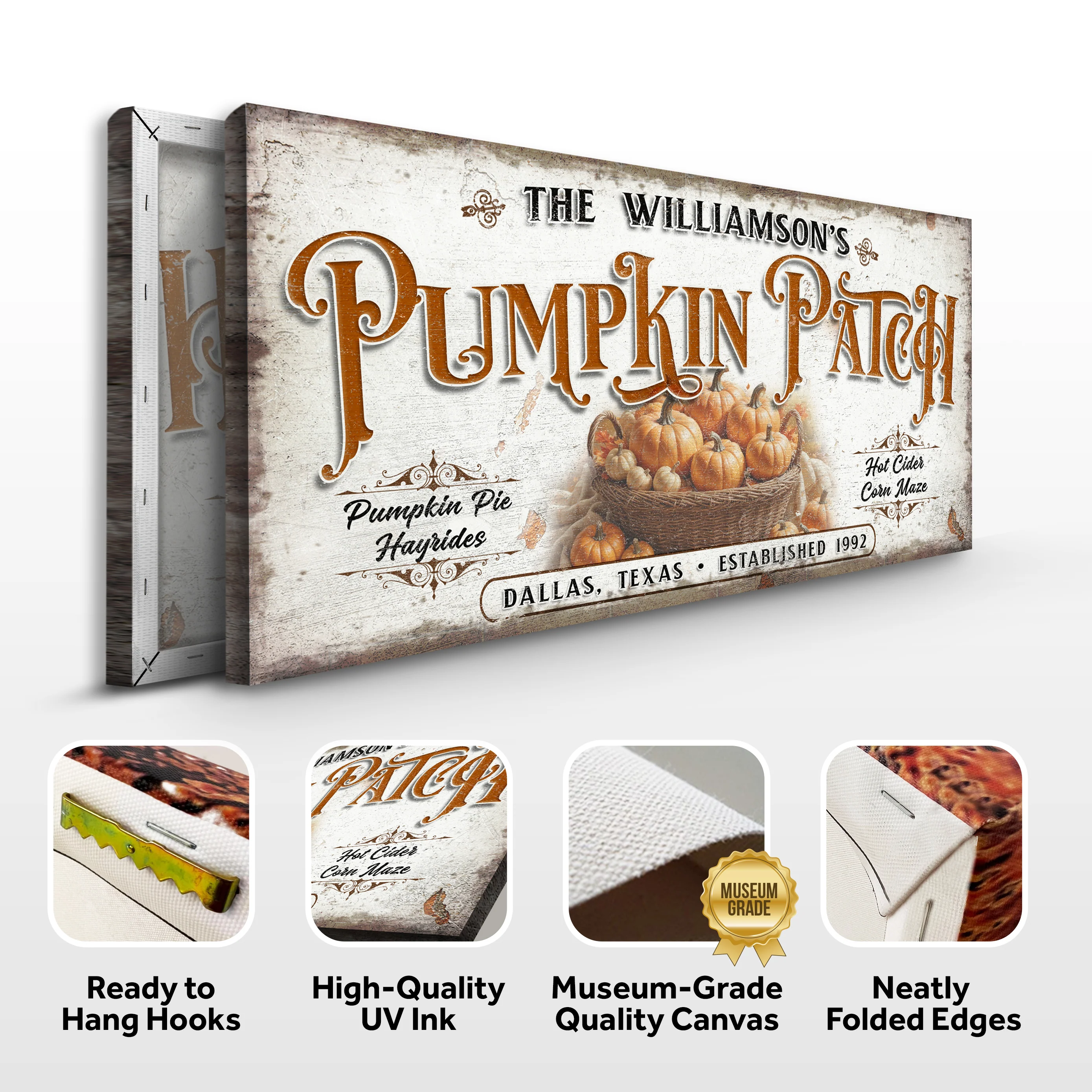 Personalized Pumpkin Patch Sign II - Image 6