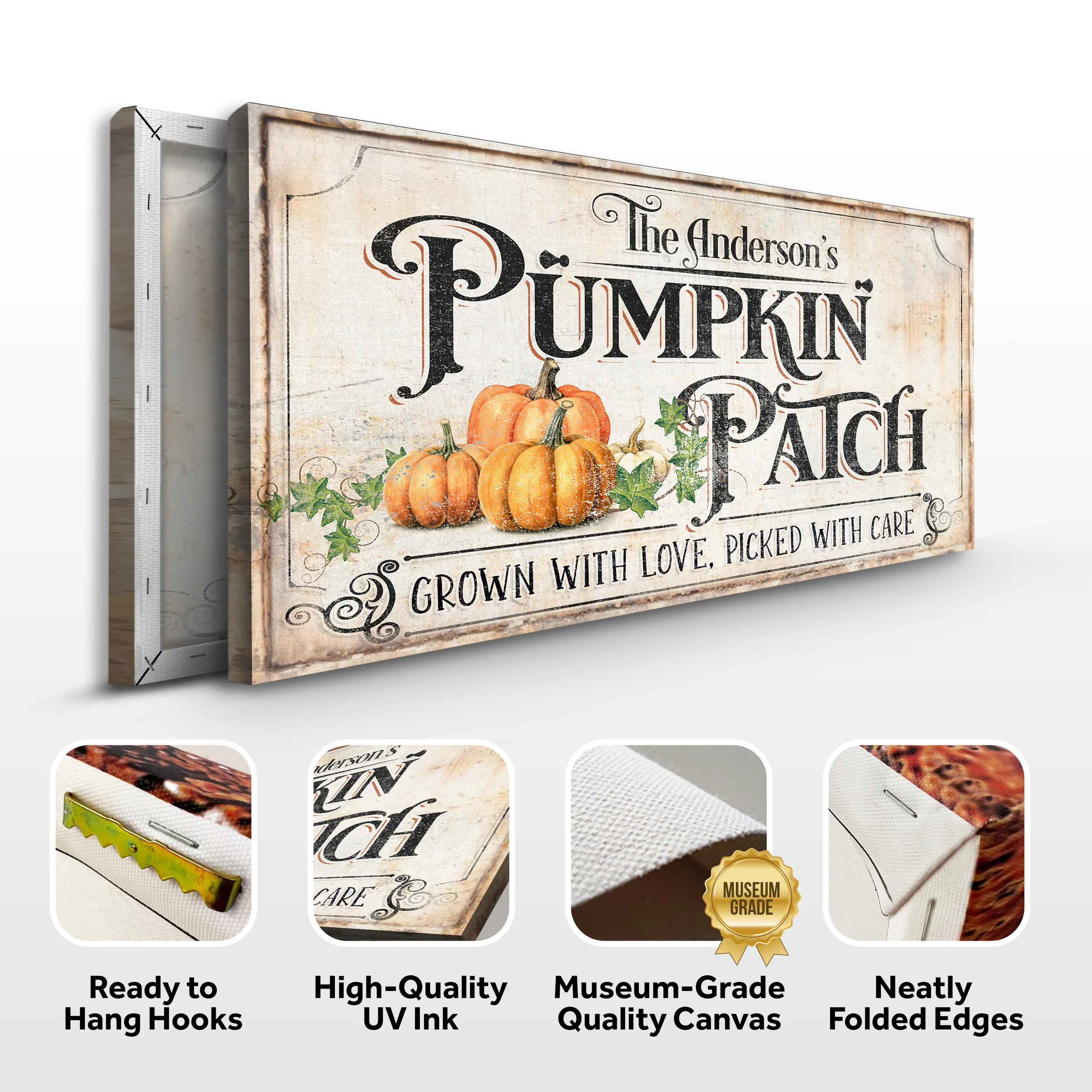 Personalized Pumpkin Patch Sign III - Image 6