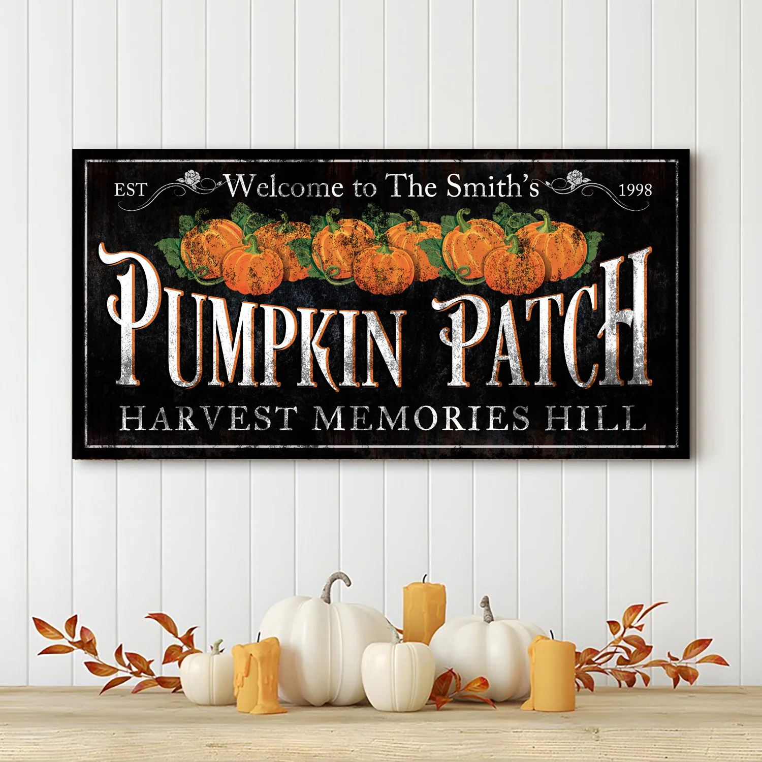 Personalized Pumpkin Patch Sign IX - Image 3