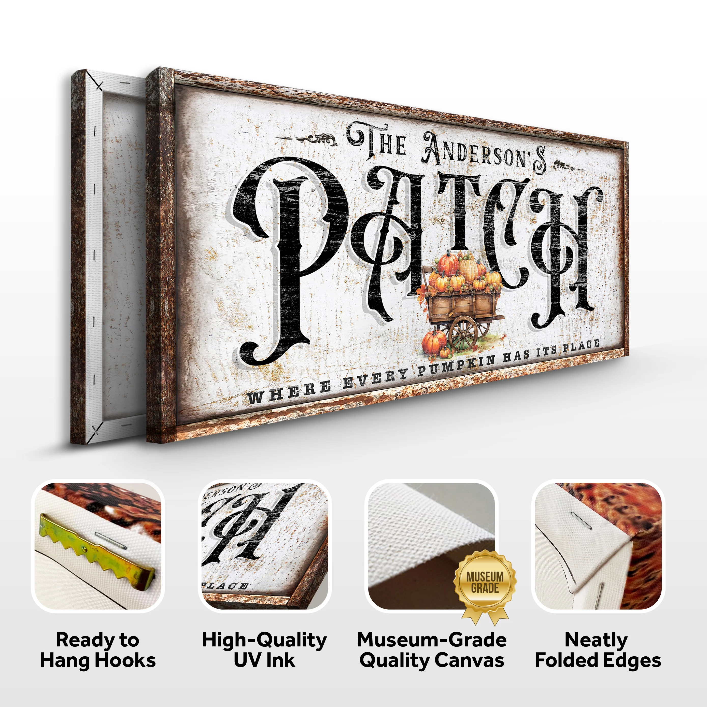 Personalized Pumpkin Patch Sign VIII - Image 6