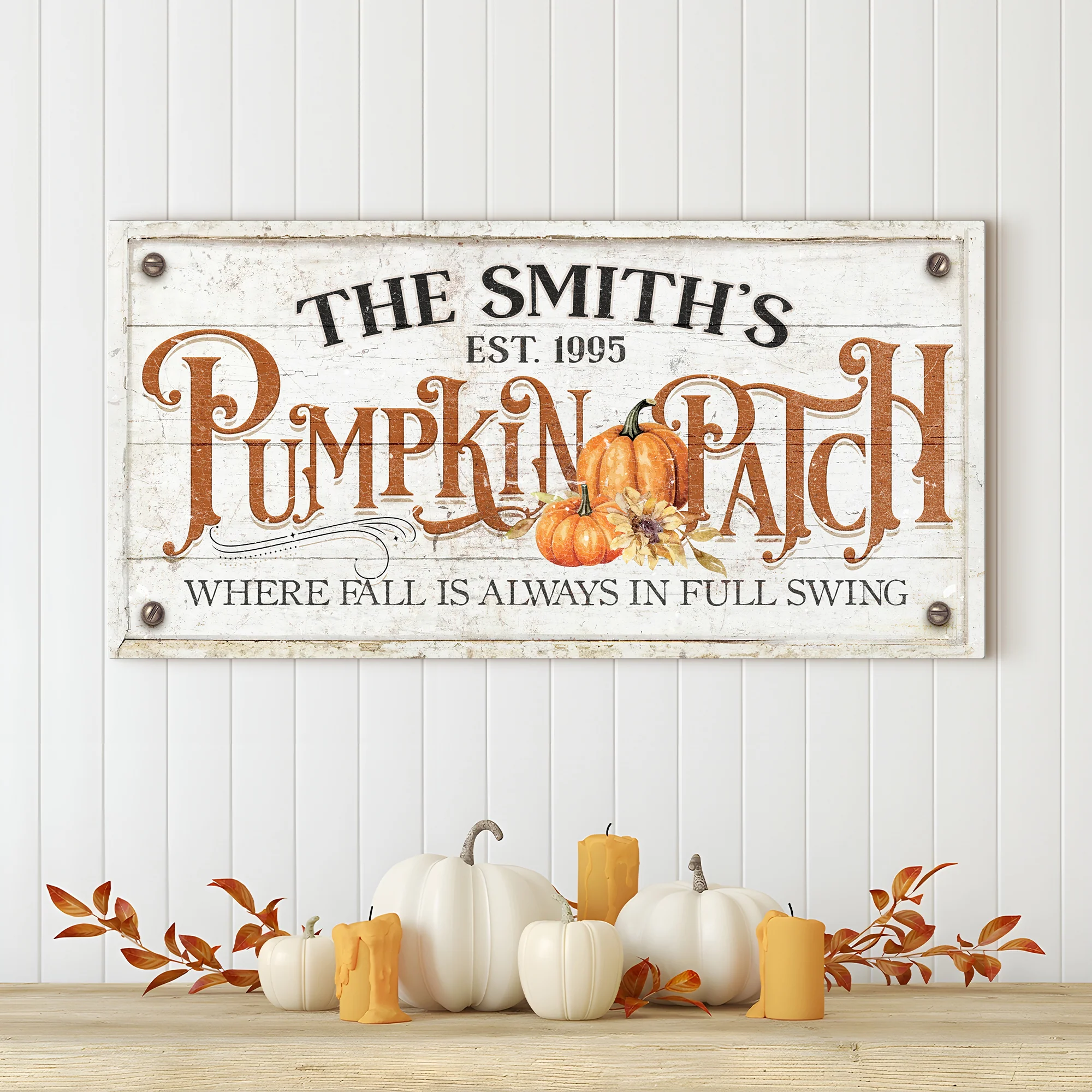 Where Fall Is Always In Full Swing Pumpkin Patch Sign - Image 3