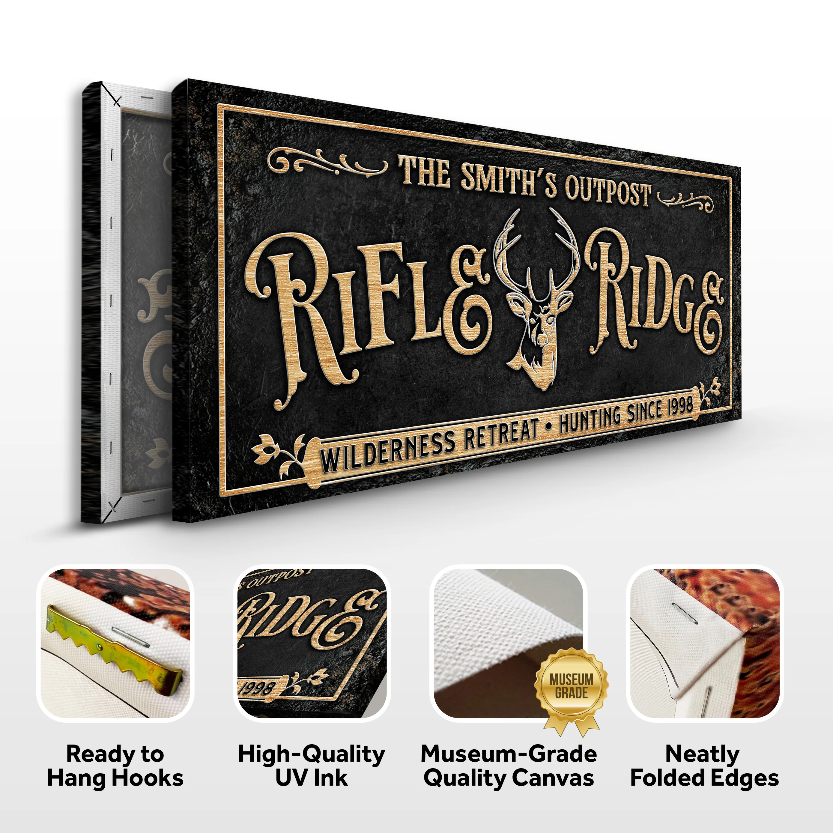 Personalized Rifle Ridge Family Sign - Image 6
