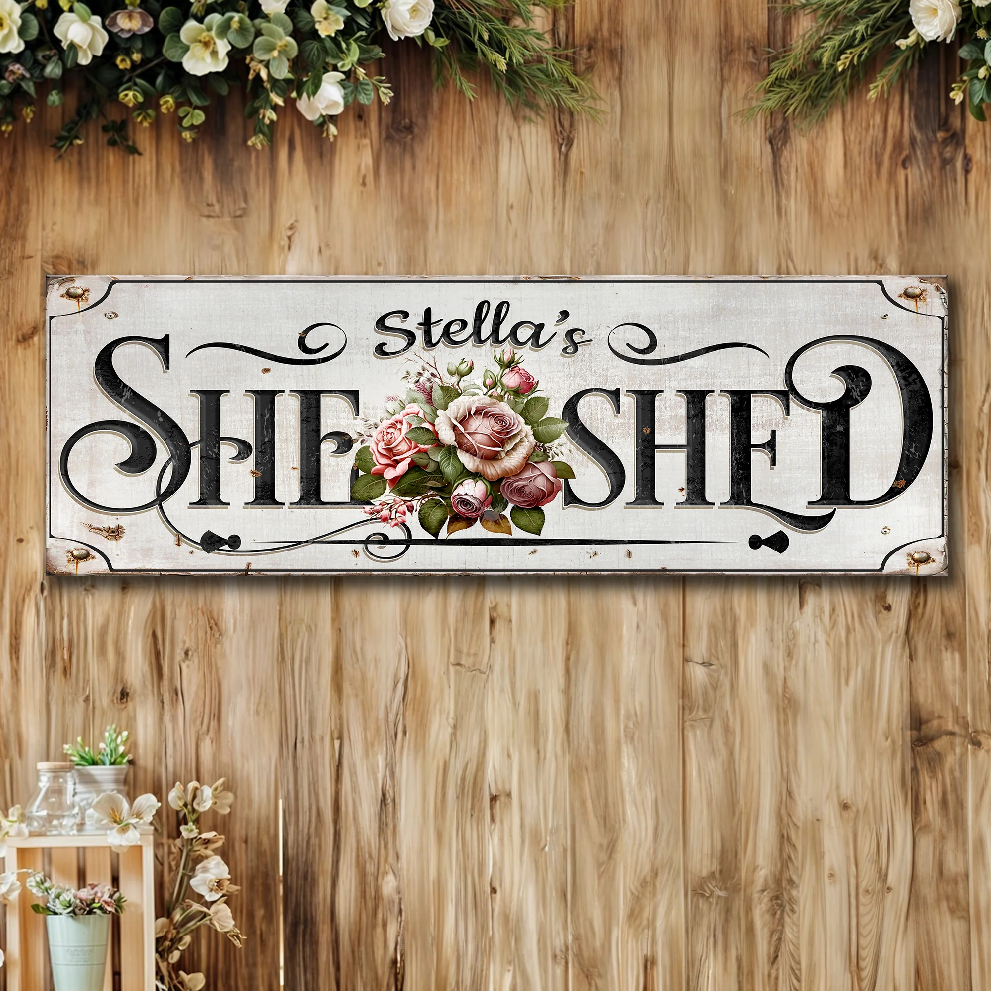 Personalized She Shed Sign - Image 3