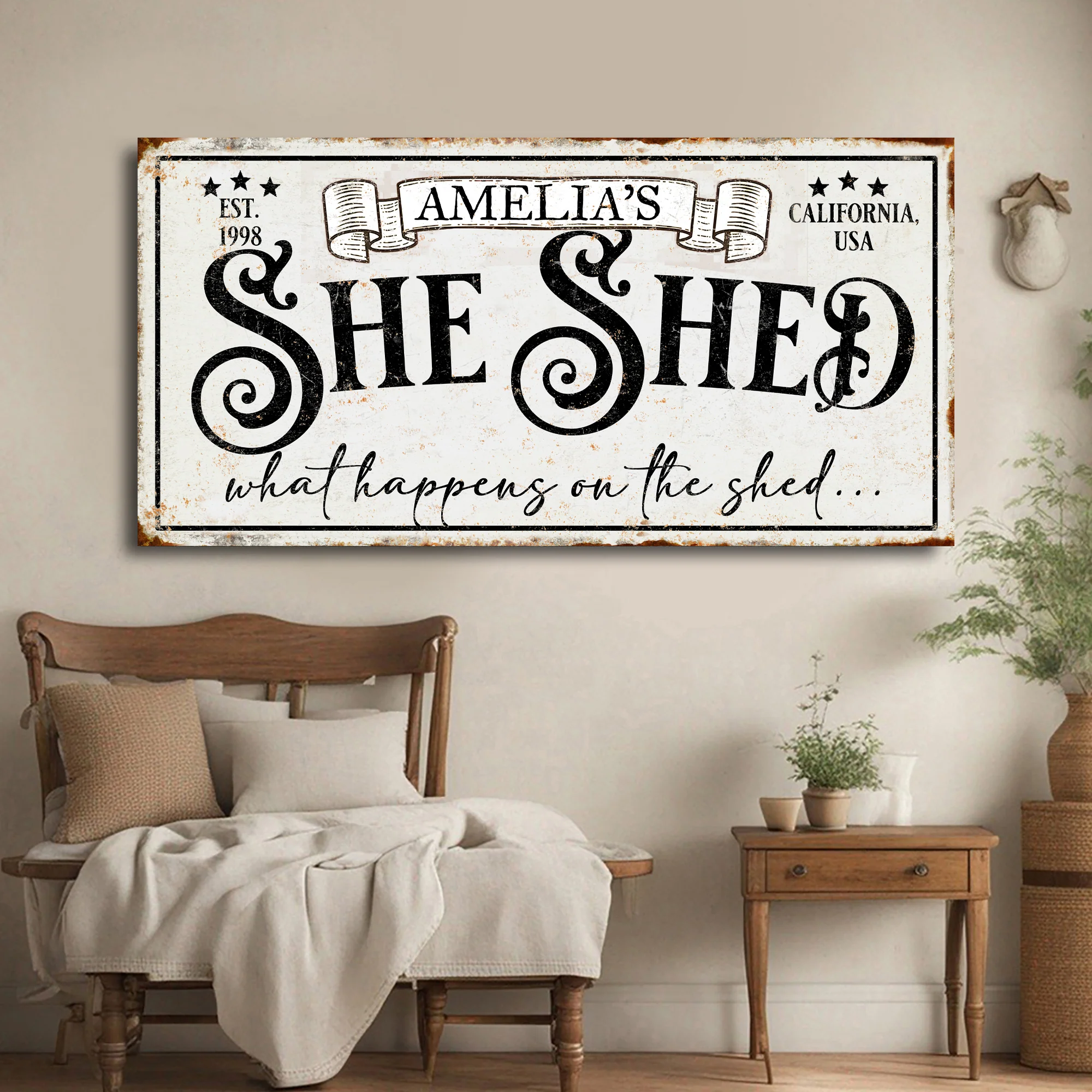 Personalized She Shed Sign IV - Image 2