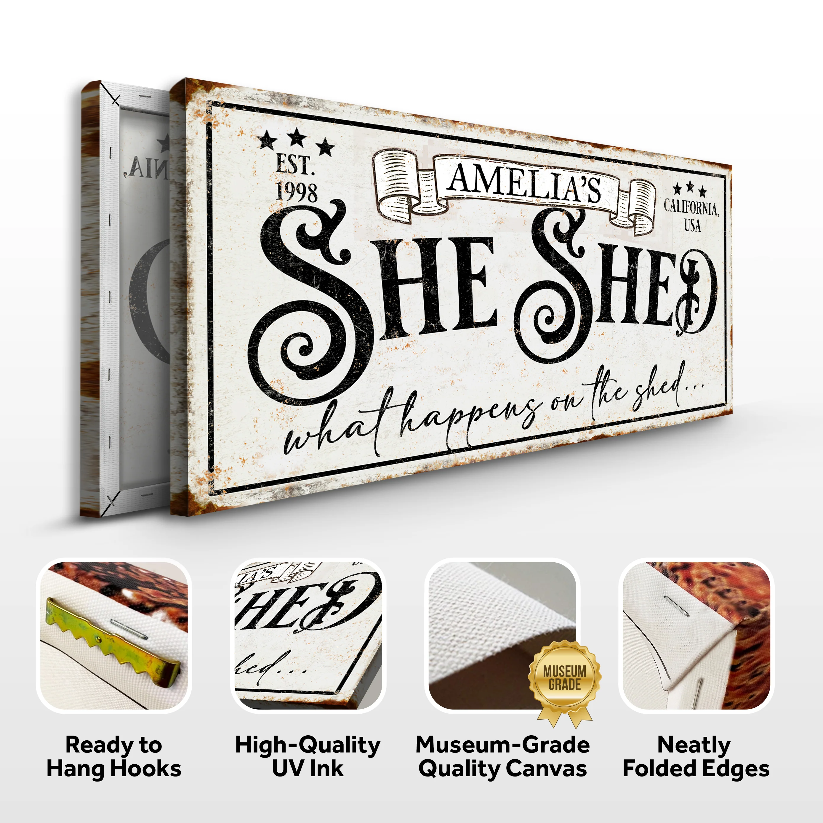 Personalized She Shed Sign IV - Image 6
