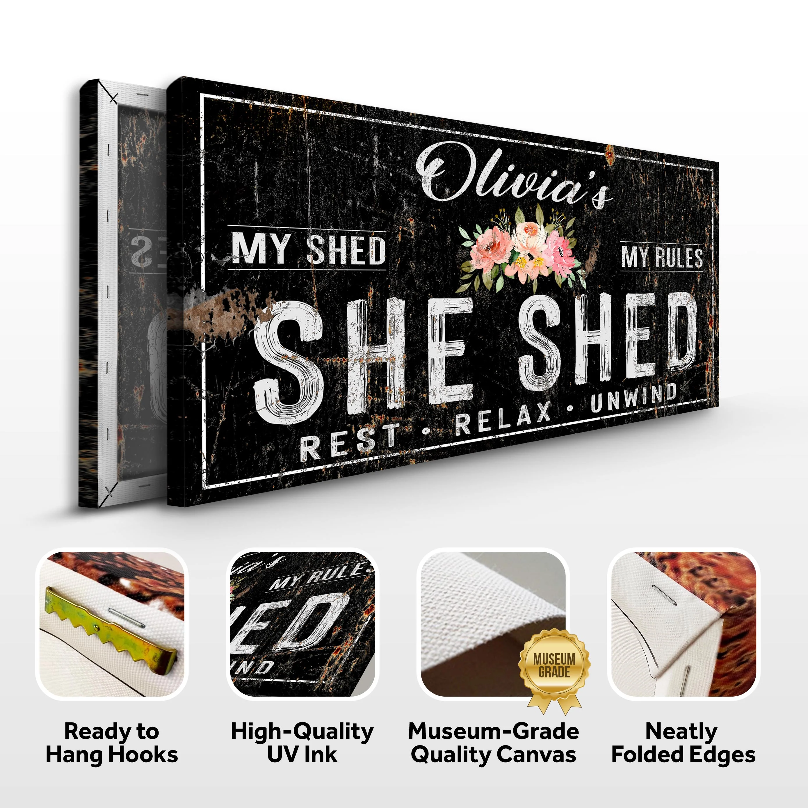 Personalized She Shed Sign IX - Image 6