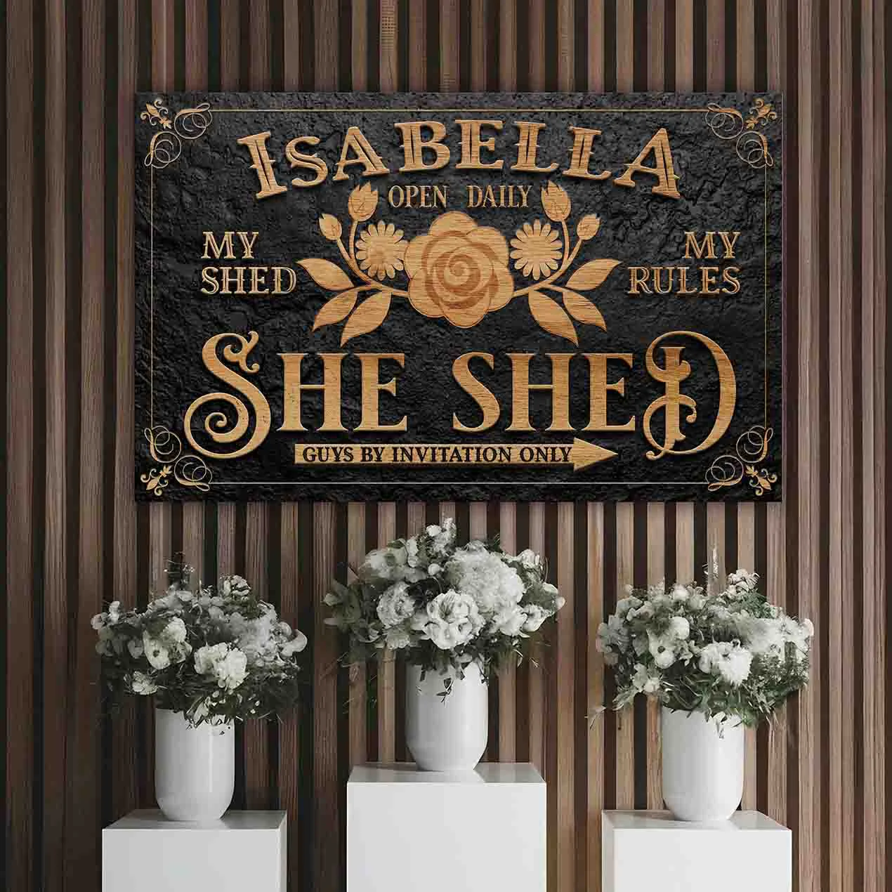 Personalized She Shed Sign V - Image 2