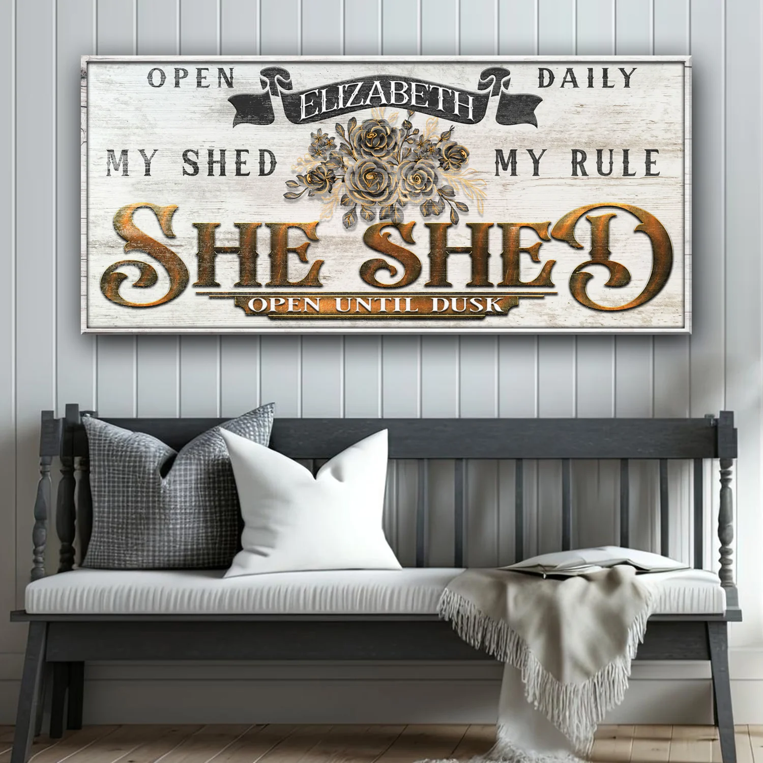 Personalized She Shed Sign X - Image 2