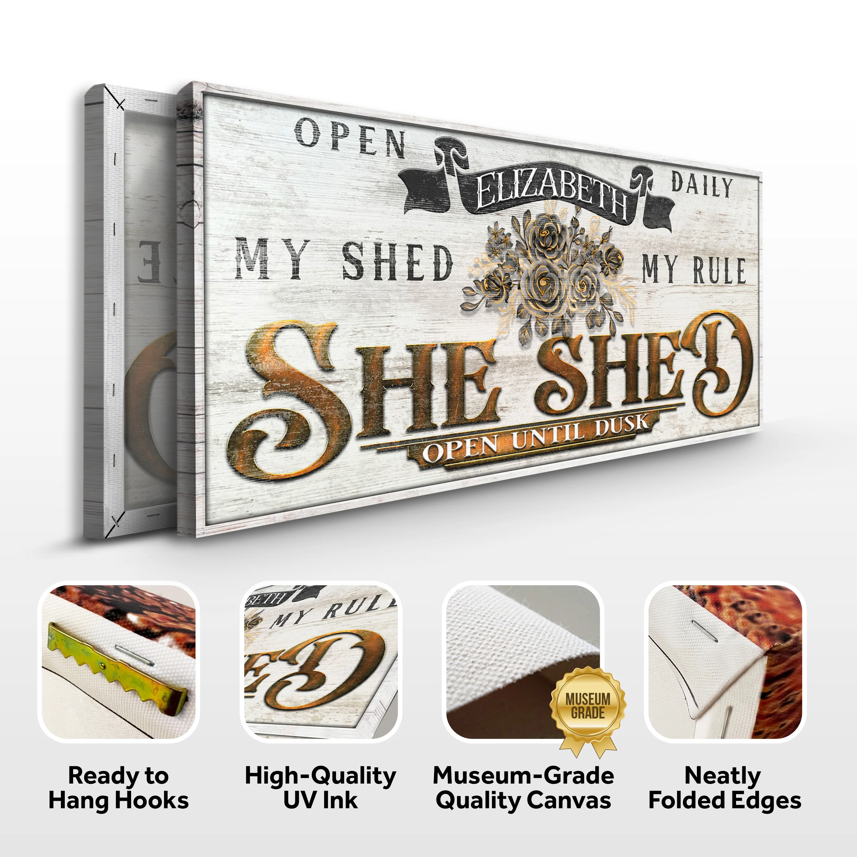 Personalized She Shed Sign X - Image 6