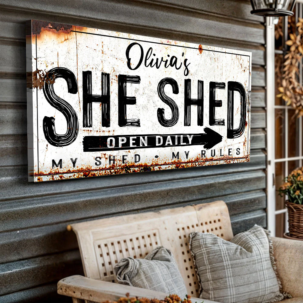 Personalized She Shed Sign XII - Image 3
