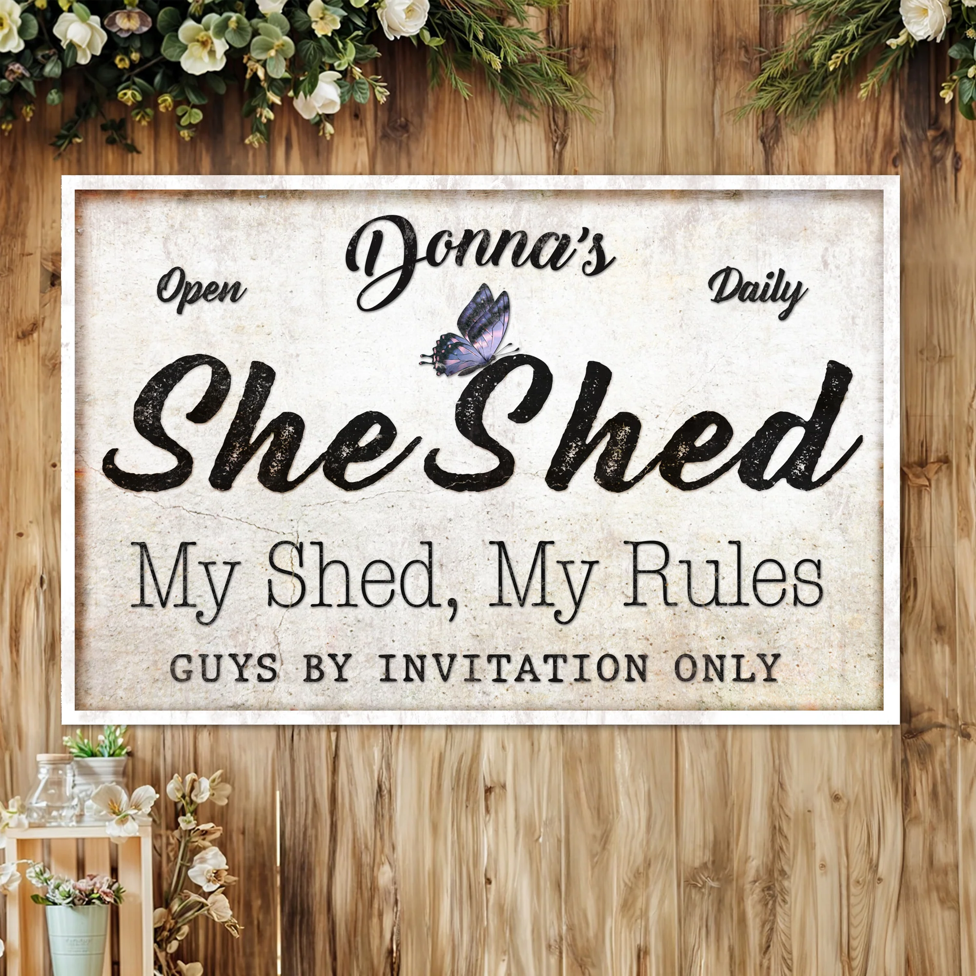 Personalized She Shed Sign XIX - Image 3