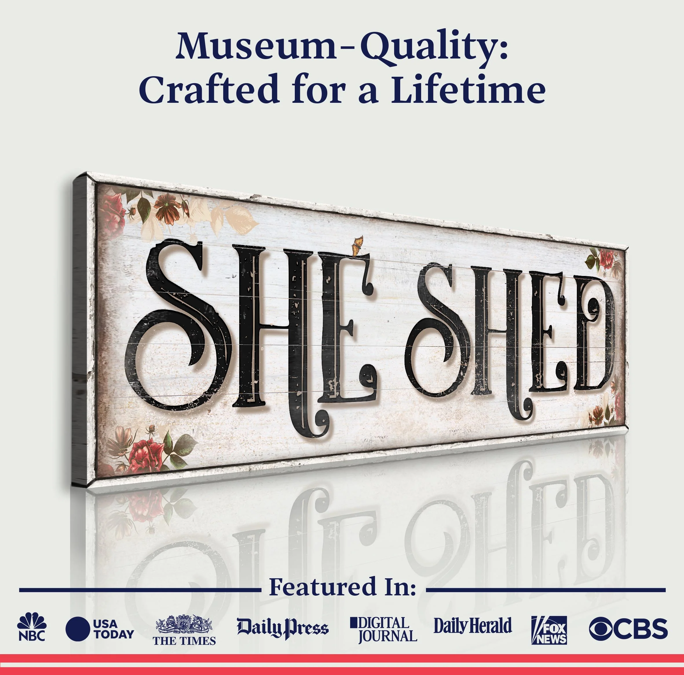 Personalized She Shed Sign XV - Image 4
