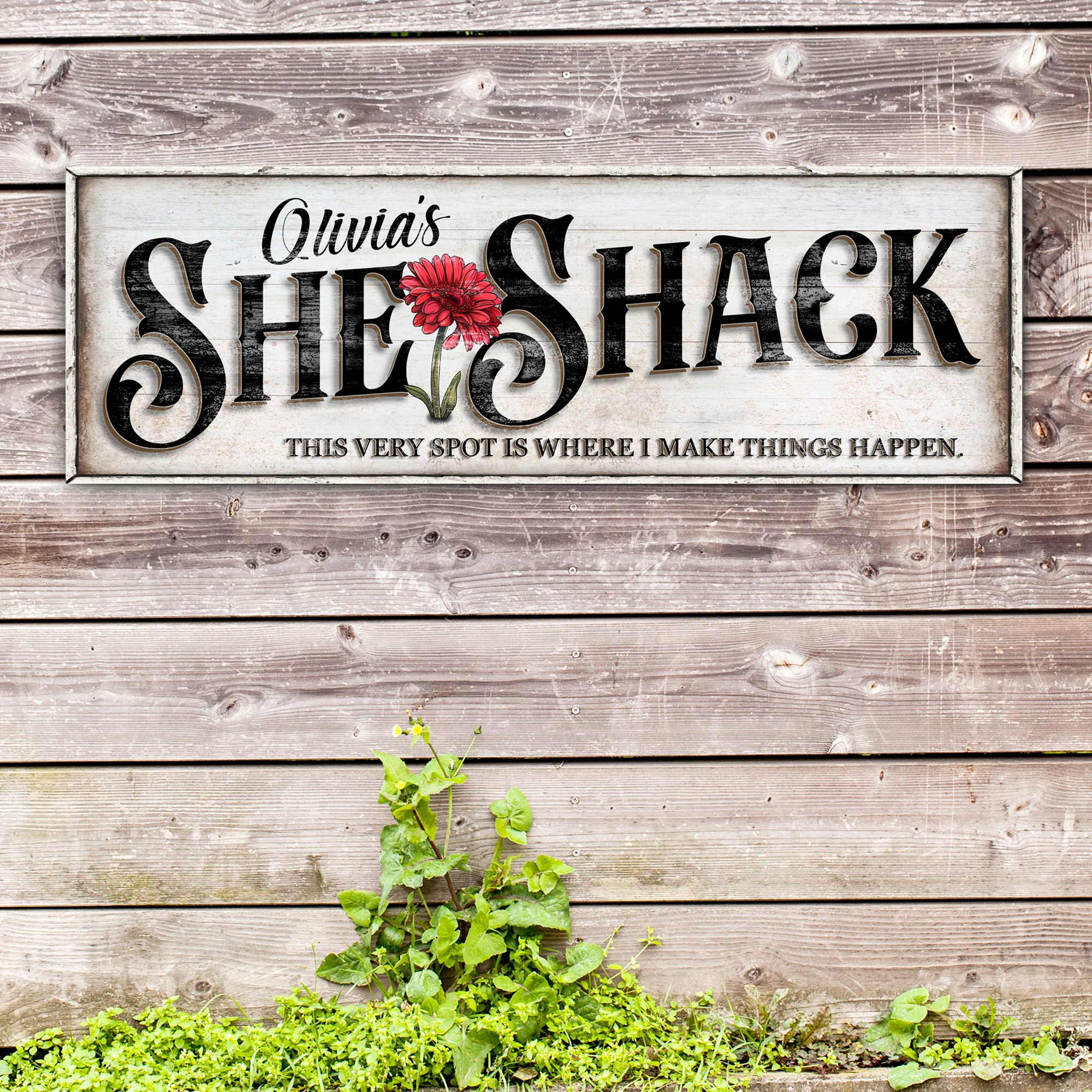 Personalized She Shed Sign XVI - Image 3
