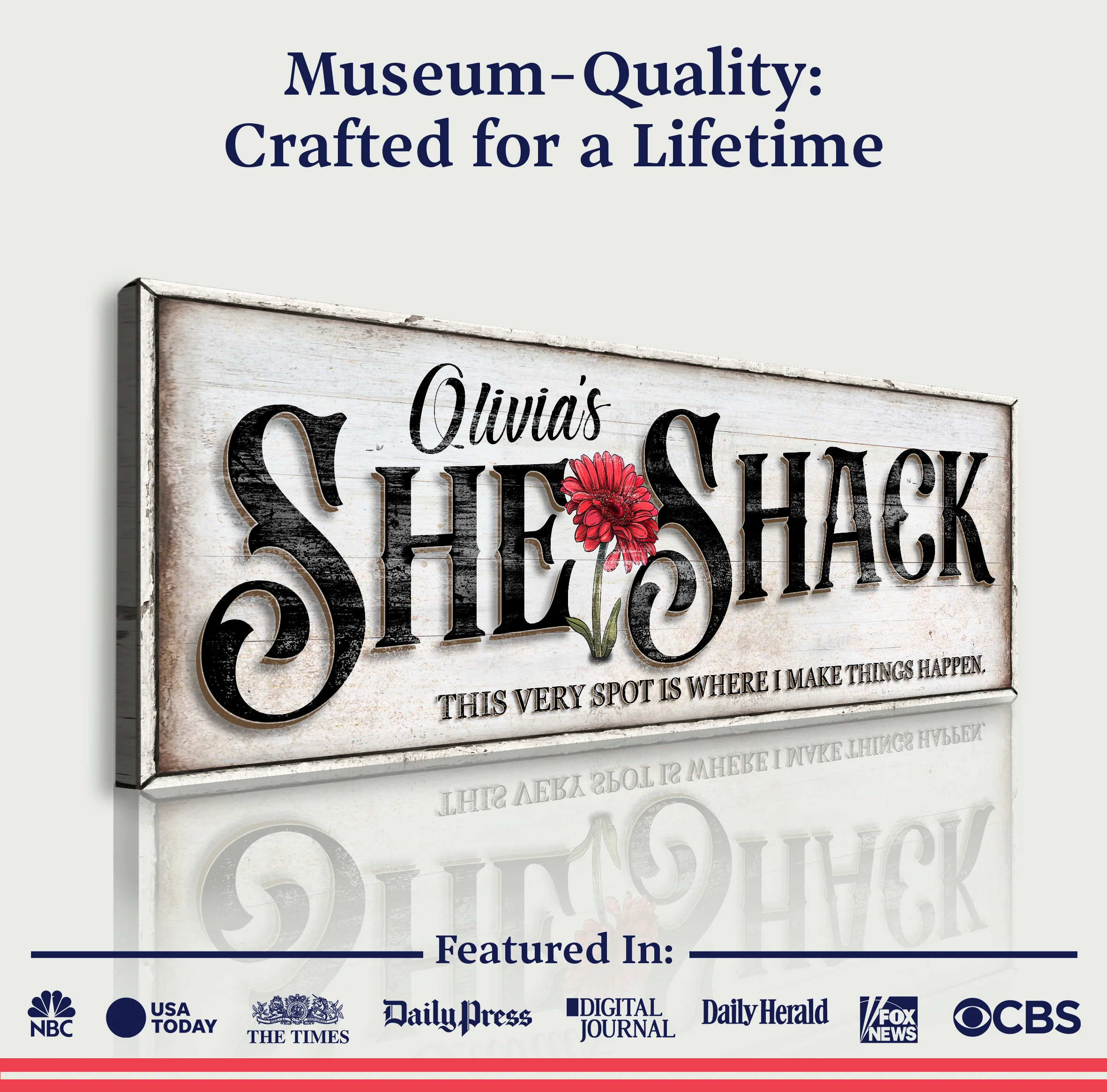Personalized She Shed Sign XVI - Image 5