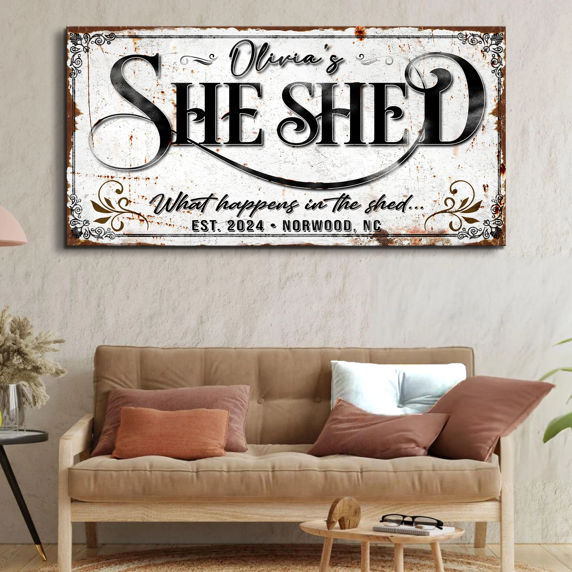Personalized She Shed Sign XVIII - Image 3