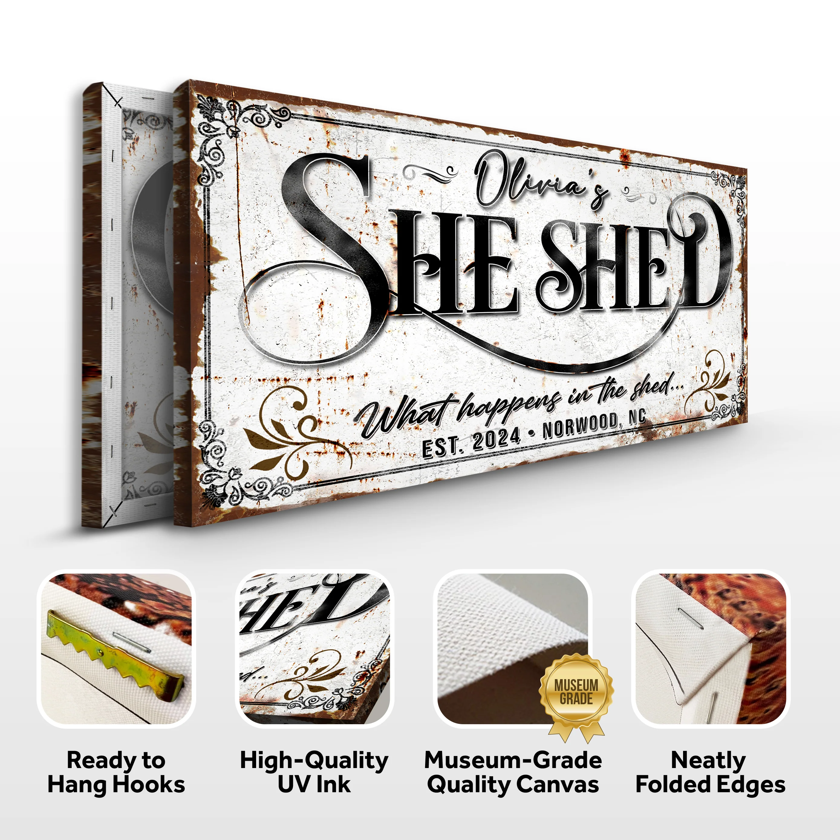 Personalized She Shed Sign XVIII - Image 6