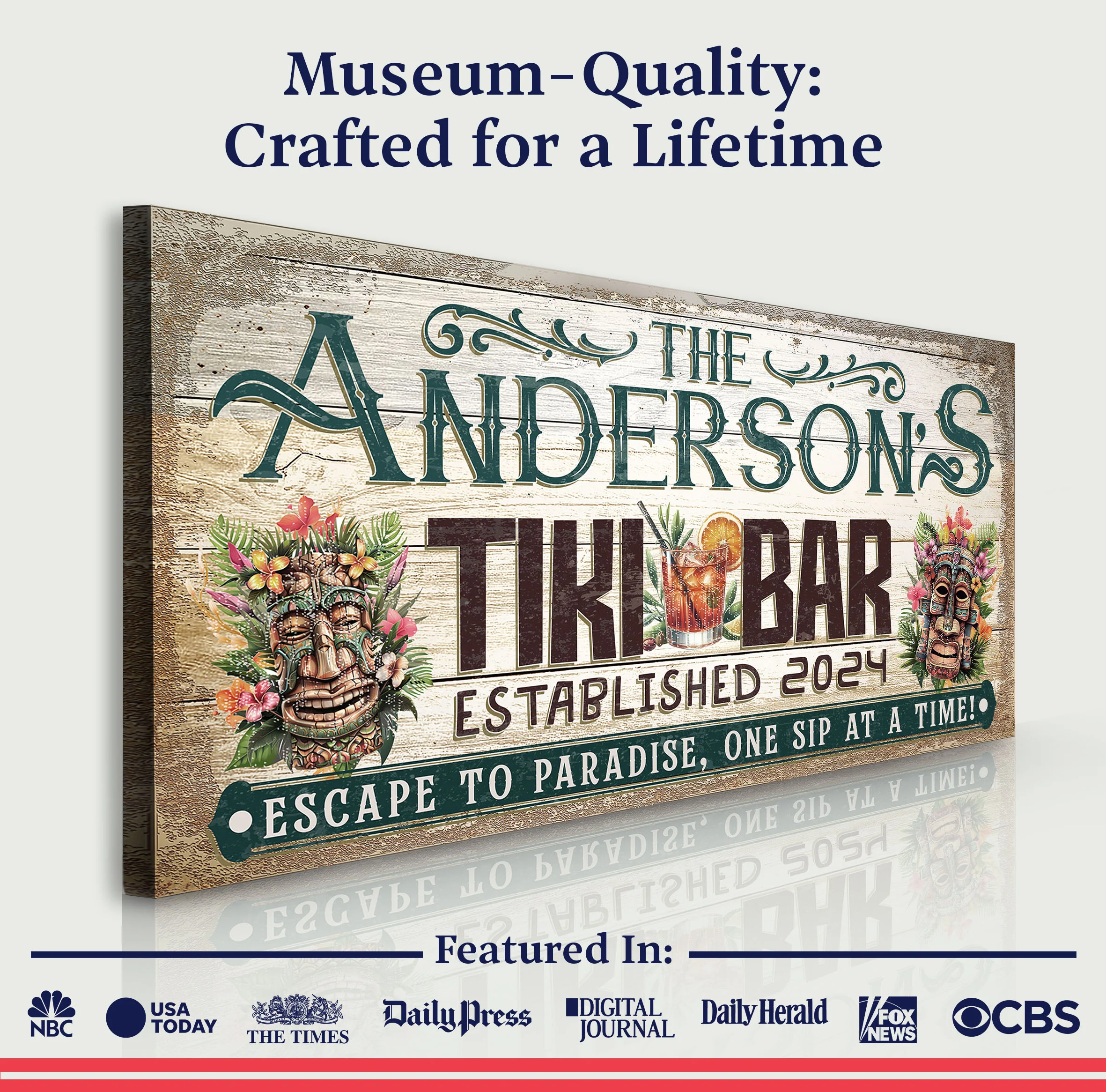Personalized Tiki Bar Sign III - Image 5