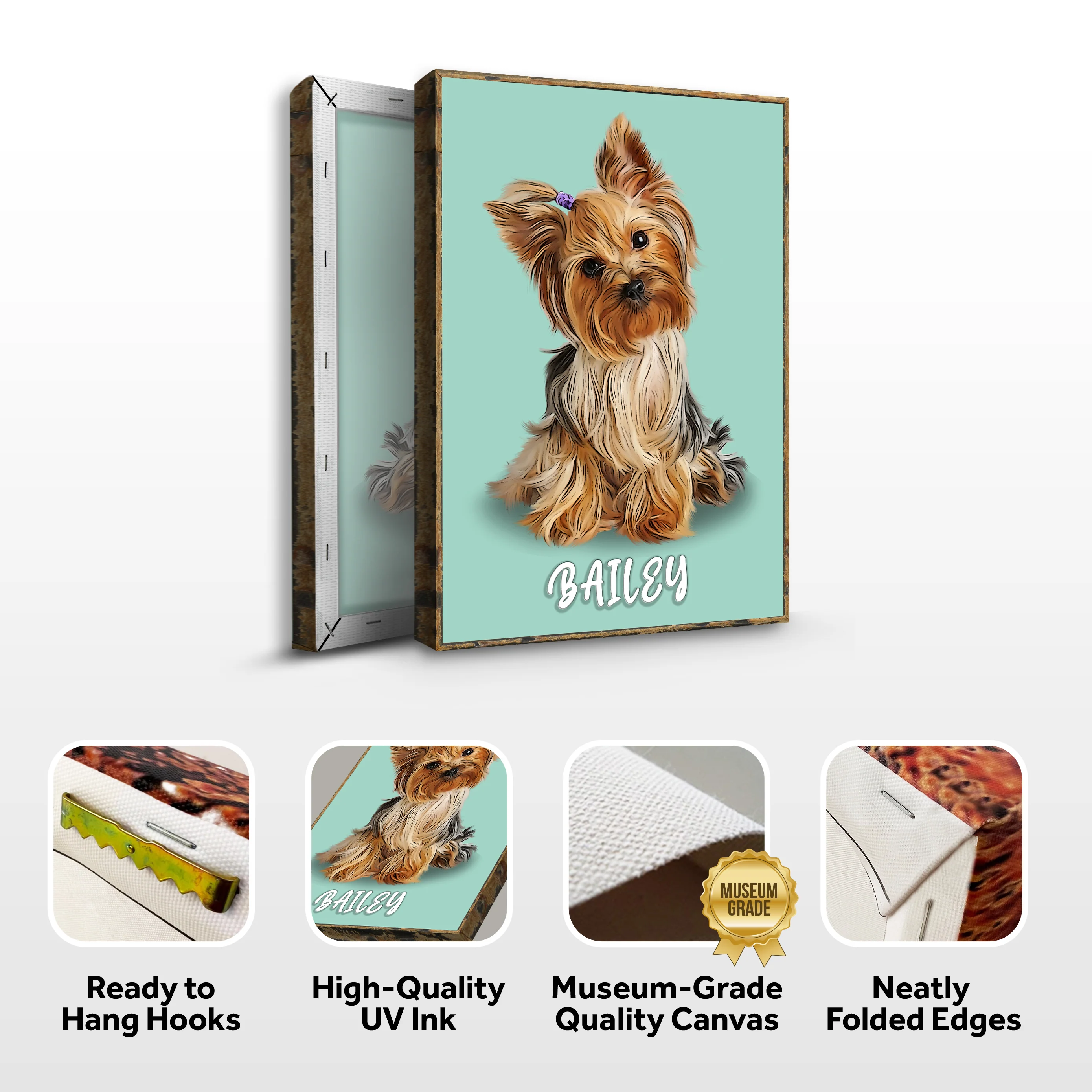 Pet Pastel Portrait- Yorkshire Terrier Sign - Image 3